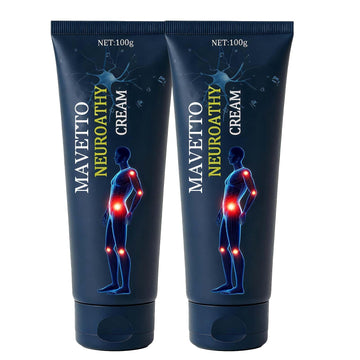 Bare Basics MAVETTO Neuropathy Relief Cream, Neurosoothe Formula Nerve Cream, Contains Capsaicin, Arnica, Menthol, MSM and Glucosamine, Improve Joint Discomfort, Increase Mobility (2pcs) Bare Basics buy supplements canada