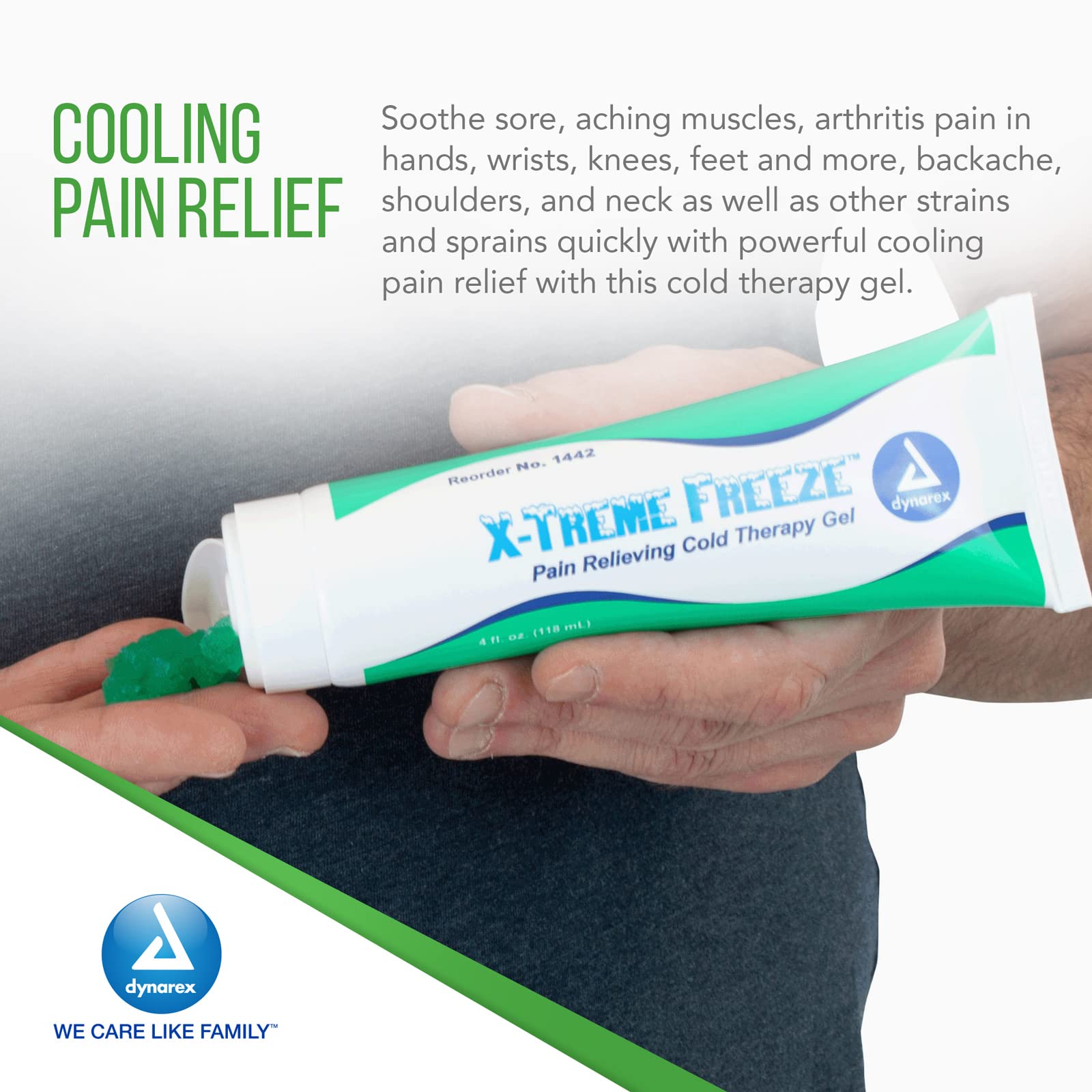 Dynarex X-treme Freeze Pain Relieving Cold Therapy Gel 4oz. Tube 1442 Dynarex buy supplements canada
