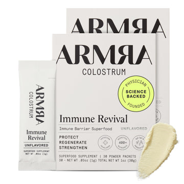 ARMRA Colostrum Powder | Unflavored | Gut Health & Bloating | Skin & Hair | Immunity | Keto, Gluten & Fat-Free | 60 Servings ARMRA buy supplements canada