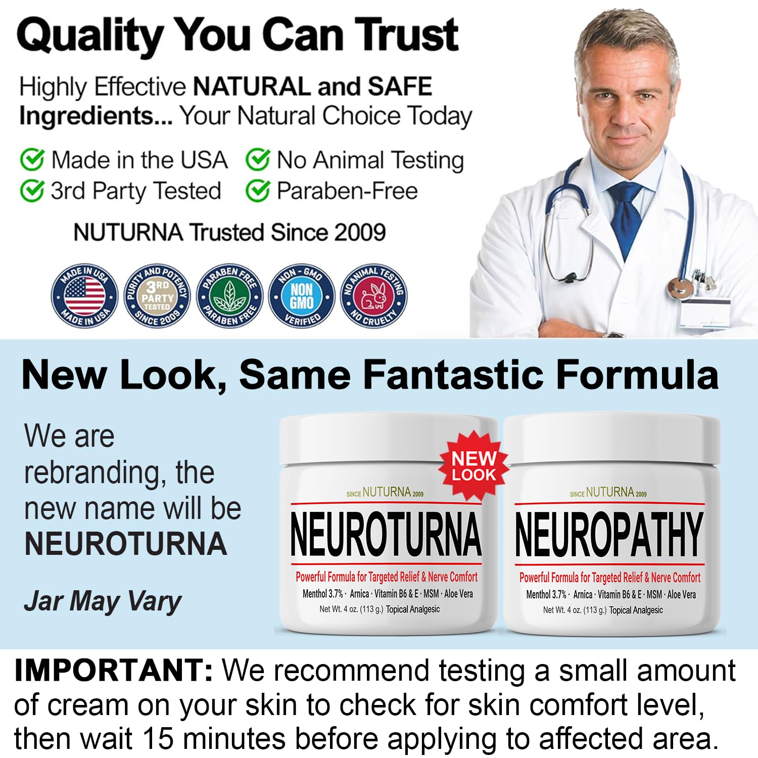 Neuropathy Nerve Cream - Fast Acting for Feet Hands Legs Toes - Ultra Strength Menthol, Arnica, Aloe Vera, MSM, Natural Soothing Nerve Comfort - Extra Large 8 oz Nuturna buy supplements canada