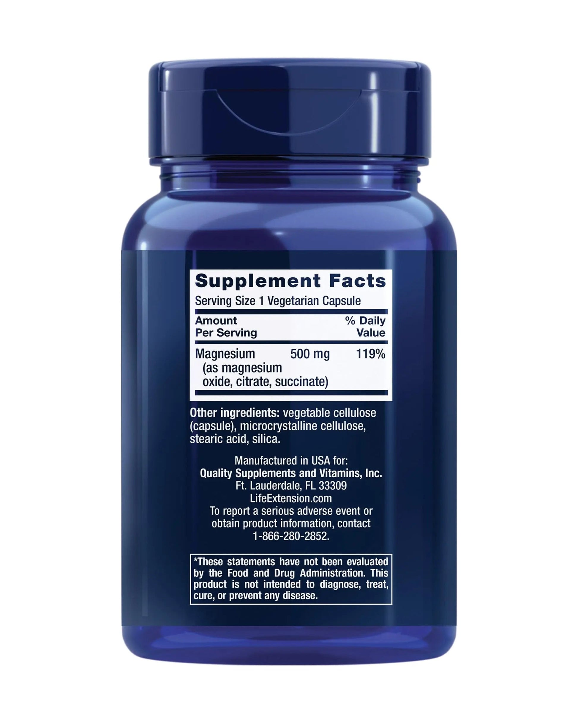 Life Extension One-Per-Day Multivitamin – Packed with Over 25 Vitamins, Minerals & Plant Extracts & Magnesium Caps, 500 mg, Magnesium Oxide, Citrate, Succinate, Heart Health Life Extension buy supplements canada
