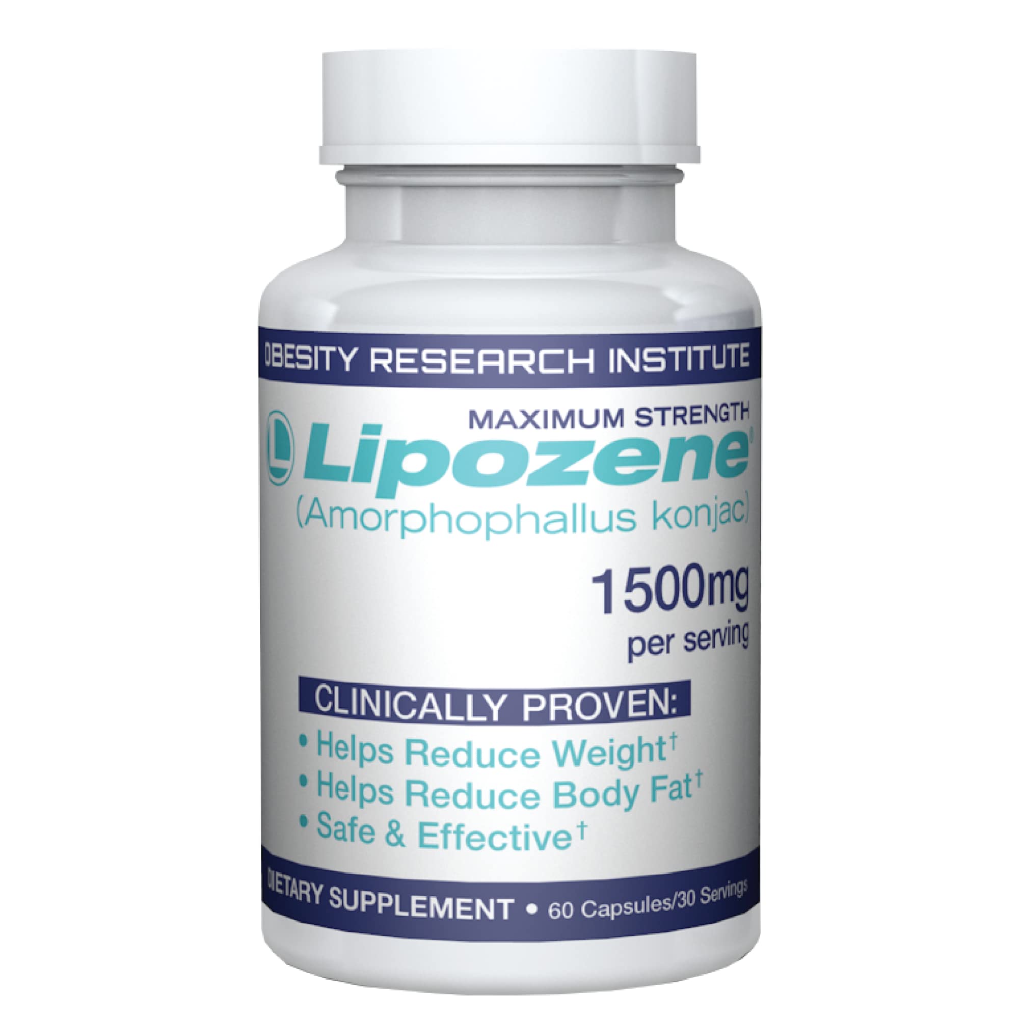 Lipozene Weight-Management Fiber Supplement, 60 Capsules | Non-Stimulant Glucomannan Formula for Healthy Lifestyle Support Lipozene buy supplements canada