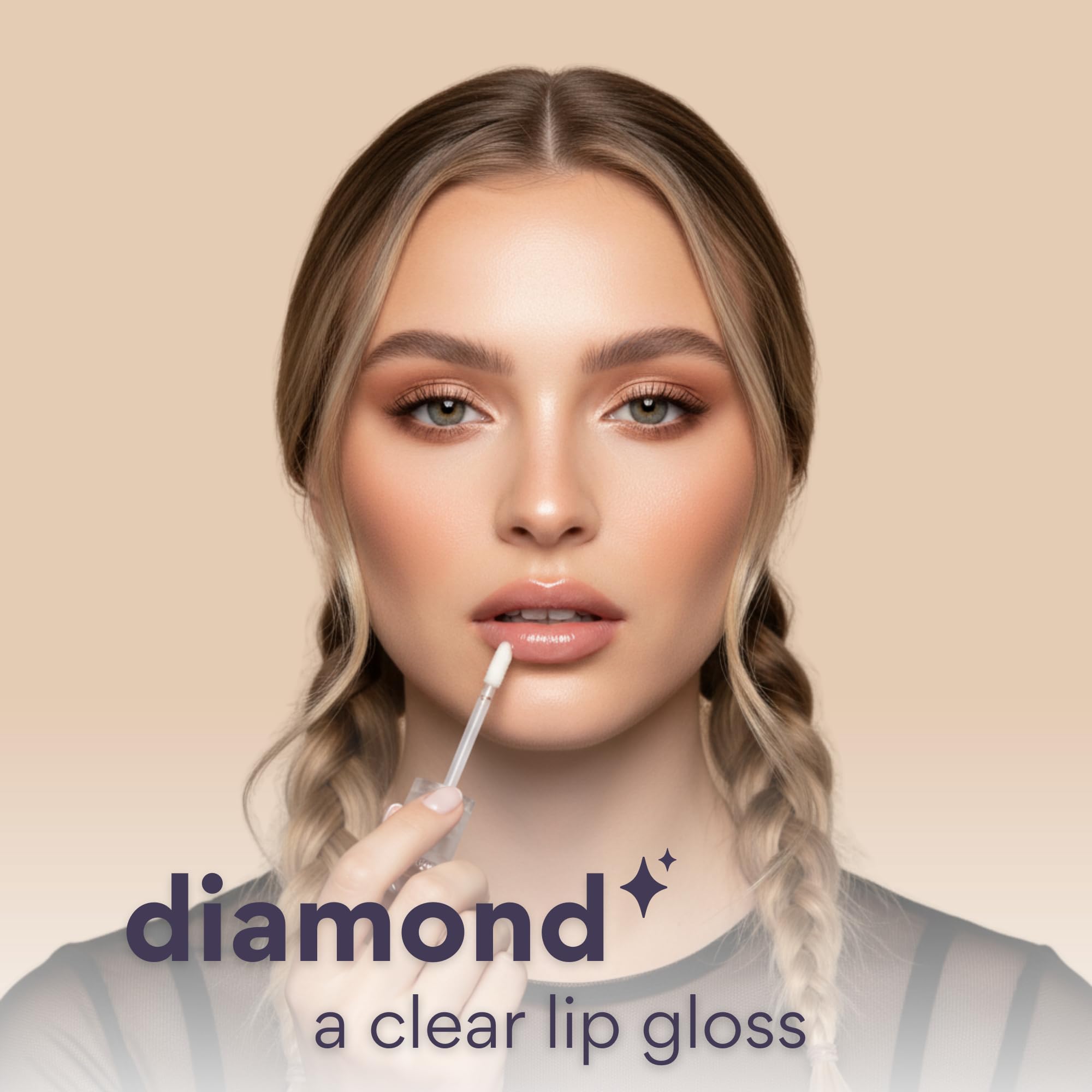 dearcloud Jelly Wave Lush Lip Oil – Clear Lip Gloss and Lip Gloss for Women - Korean skincare essential – Lip Oil for Women with Collagen - Diamond (0.13 oz) dearcloud buy supplements canada