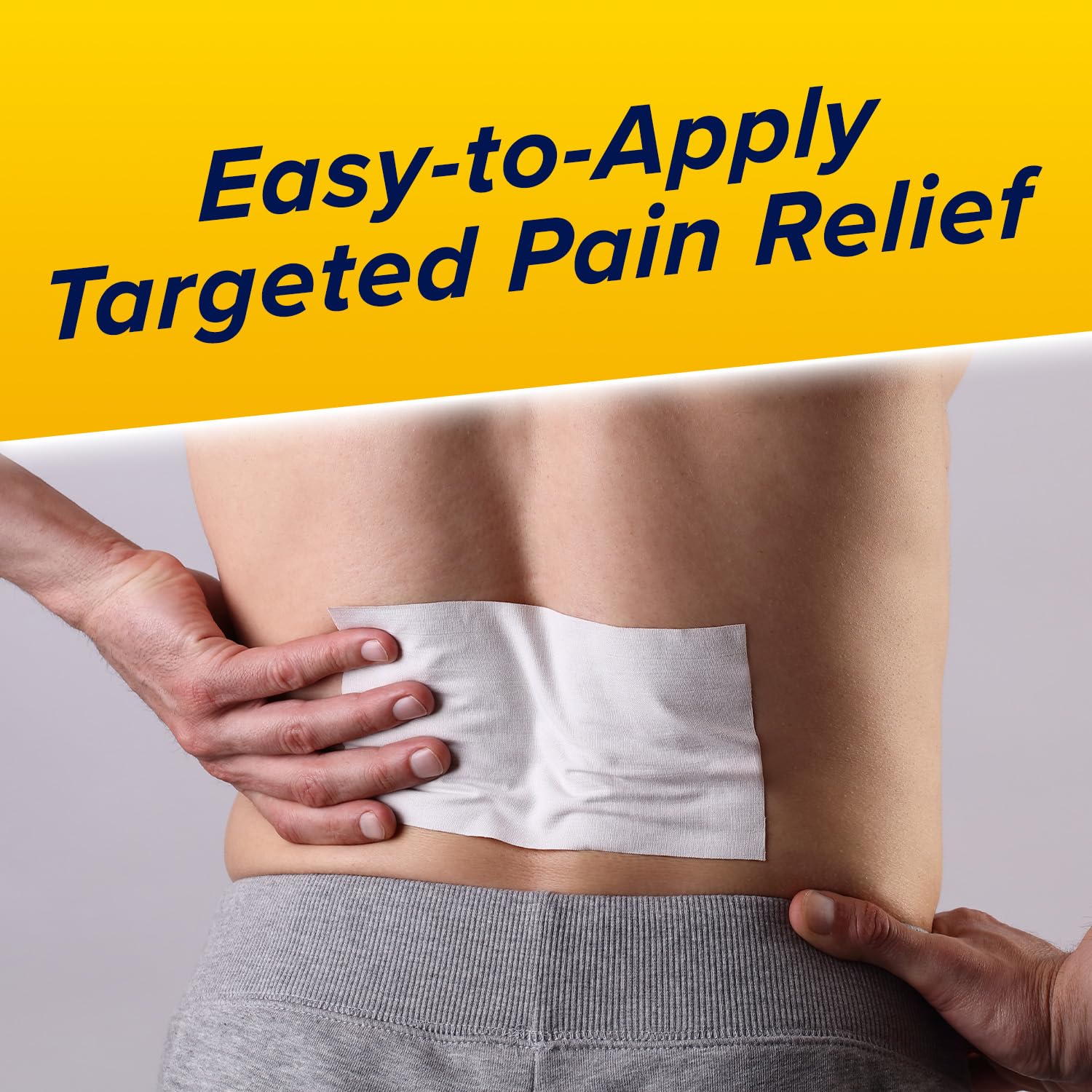 Aspercreme Lidocaine Pain Relief Patch XL for Back, Neck & Shoulder Pain, Topical Patches with Max-Strength 4% Lidocaine & Flexible Fabric Numbs Away Pain, 3 Ct. Aspercreme buy supplements canada