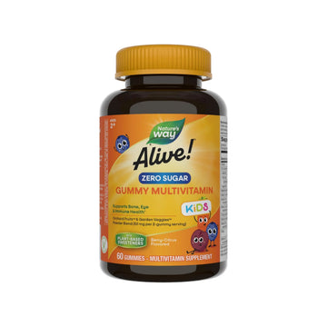 Nature’s Way Alive! Kids Zero Sugar Gummy Multivitamins, for Kids Ages 2+, Supports Bone, Eye & Immune Health Nature's Way buy supplements canada