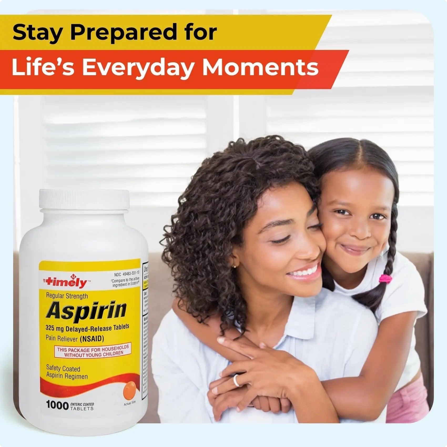 TIME-Cap Labs 1000 Regular Strength Aspirin 325mg – Delayed Release Enteric Coated Tablets for Minor Aches and Pains, NSAID Pain Reliever & Fever Reducer for Adults and Children 12 Years and Older TIME-CAP LABS, INC. buy supplements canada