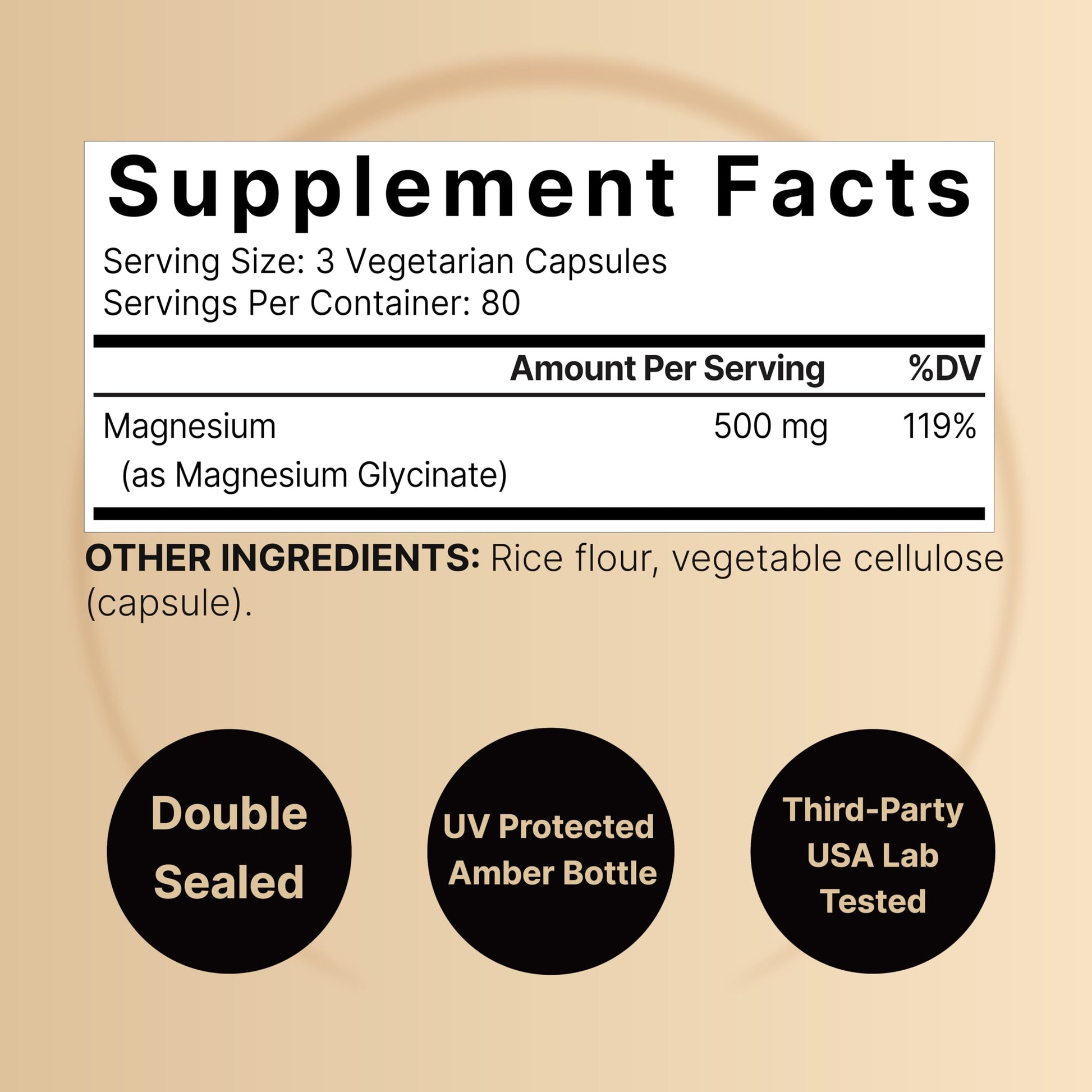 Magnesium Glycinate 500mg Per Serving | 240 Veggie Capsule, 100% Chelated NatureBell buy supplements canada