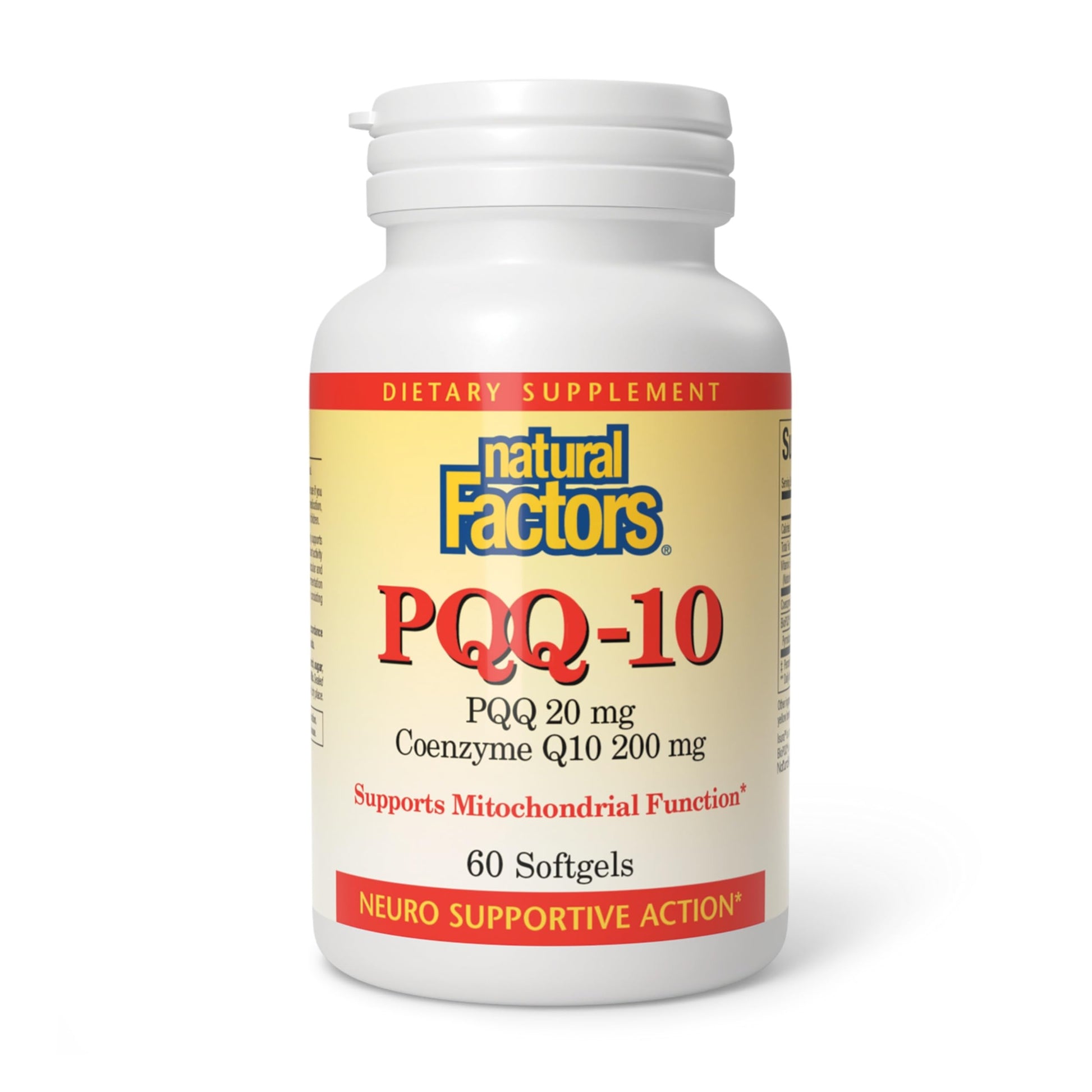 Natural Factors, PQQ-10, Supports Energy and Healthy Aging, Dietary Supplement, 60 softgels (60 servings) Natural Factors buy supplements canada