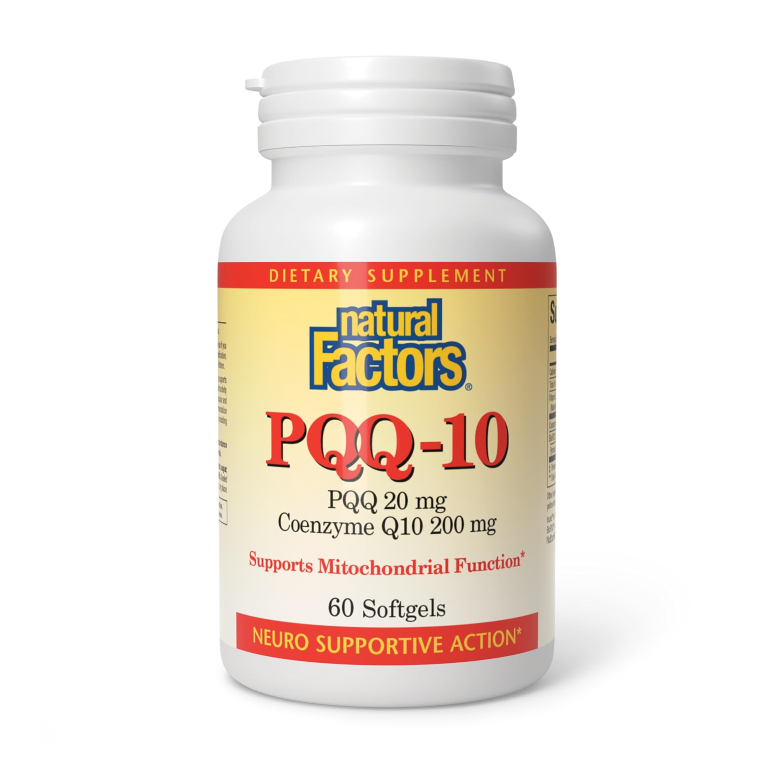 Natural Factors, PQQ-10, Supports Energy and Healthy Aging, Dietary Supplement, 60 softgels (60 servings) Natural Factors buy supplements canada