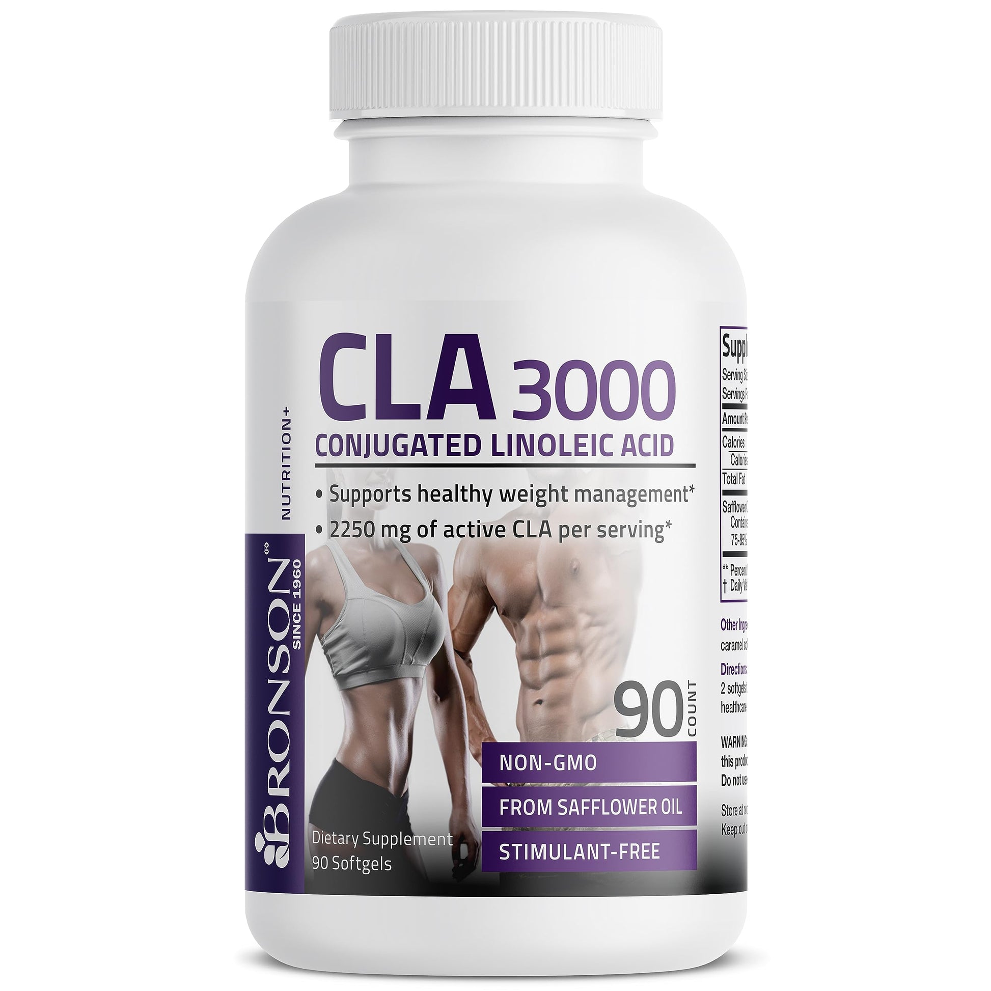 Bronson CLA 3000 Extra High Potency Supports Healthy Weight Managem Bronson buy supplements canada