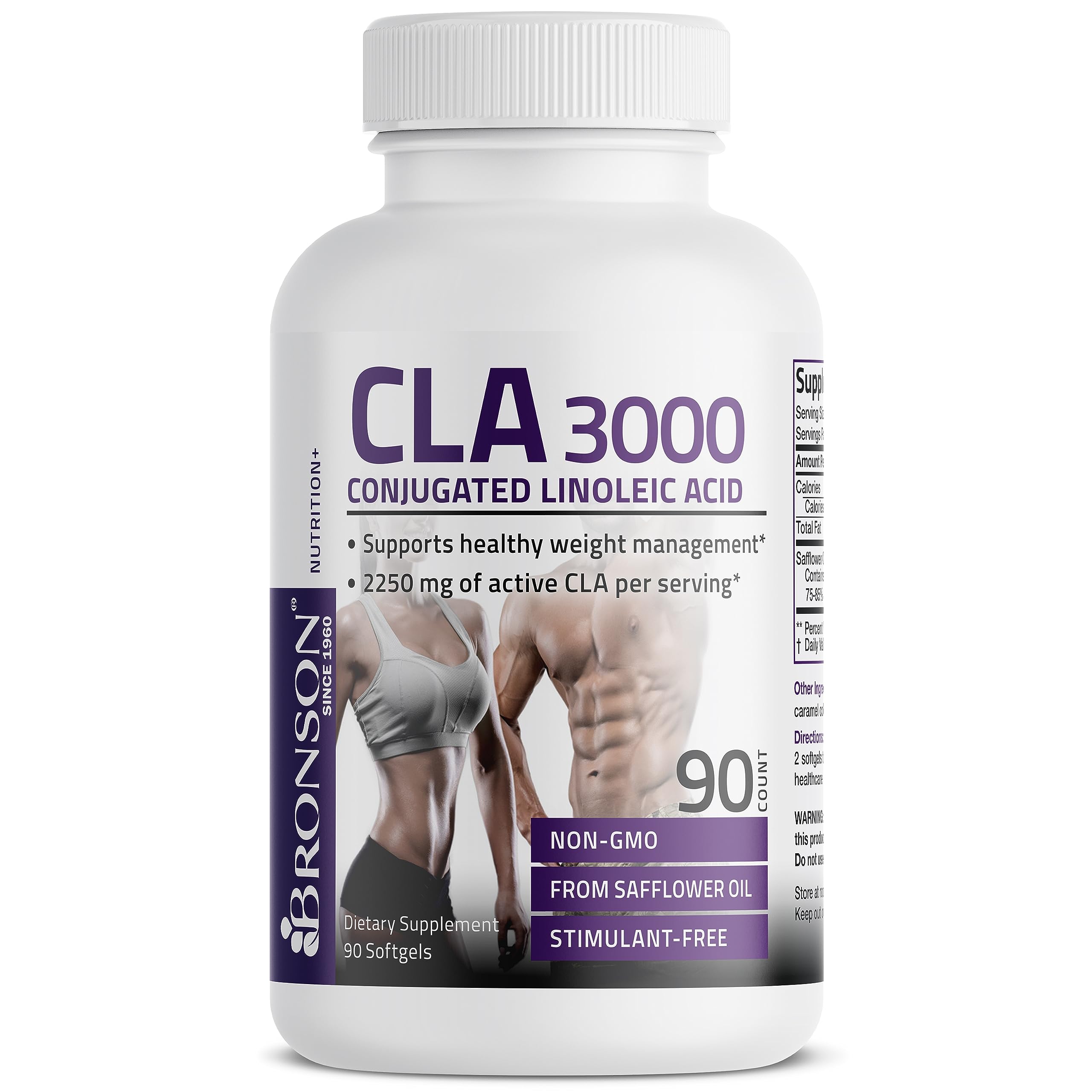 Bronson CLA 3000 Extra High Potency Supports Healthy Weight Managem Bronson buy supplements canada