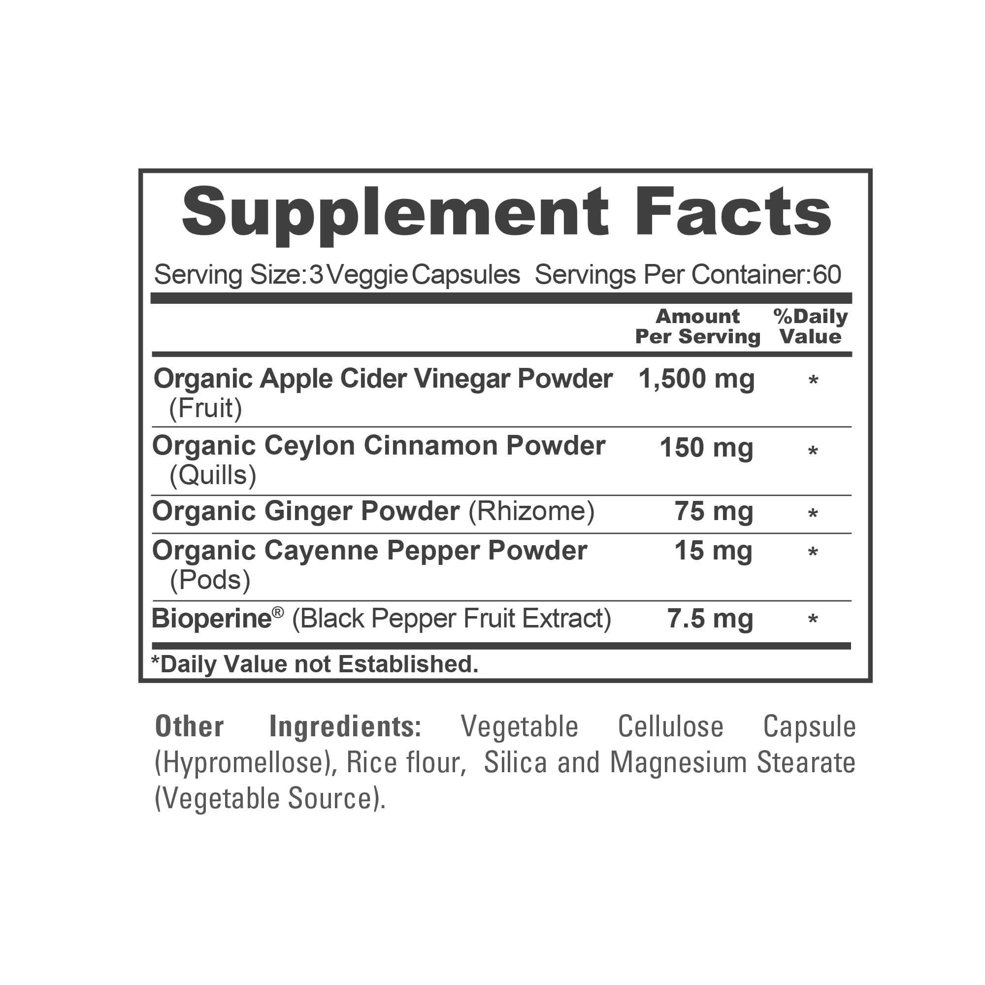 NusaPure Apple Cider Vinegar Complex 1500 mg 180 Veg Caps Suitable for Vegetarians and Vegans, Non-GMO NusaPure buy supplements canada