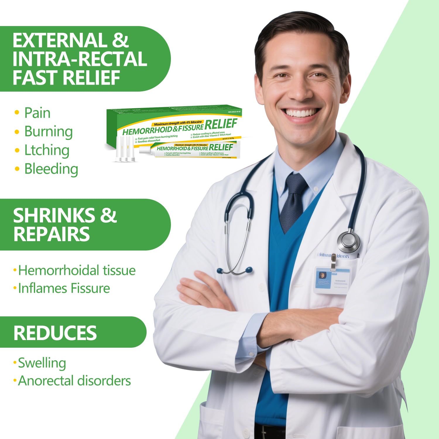 Dr.Goddyik Maximum Strength Hemorrhoid & Fissure Relief Cream Ointment with Aloe & Vitamin E - Fast Acting, Long Lasting Soothe for Itching, Burning & Fissures Dr.Goddyik buy supplements canada