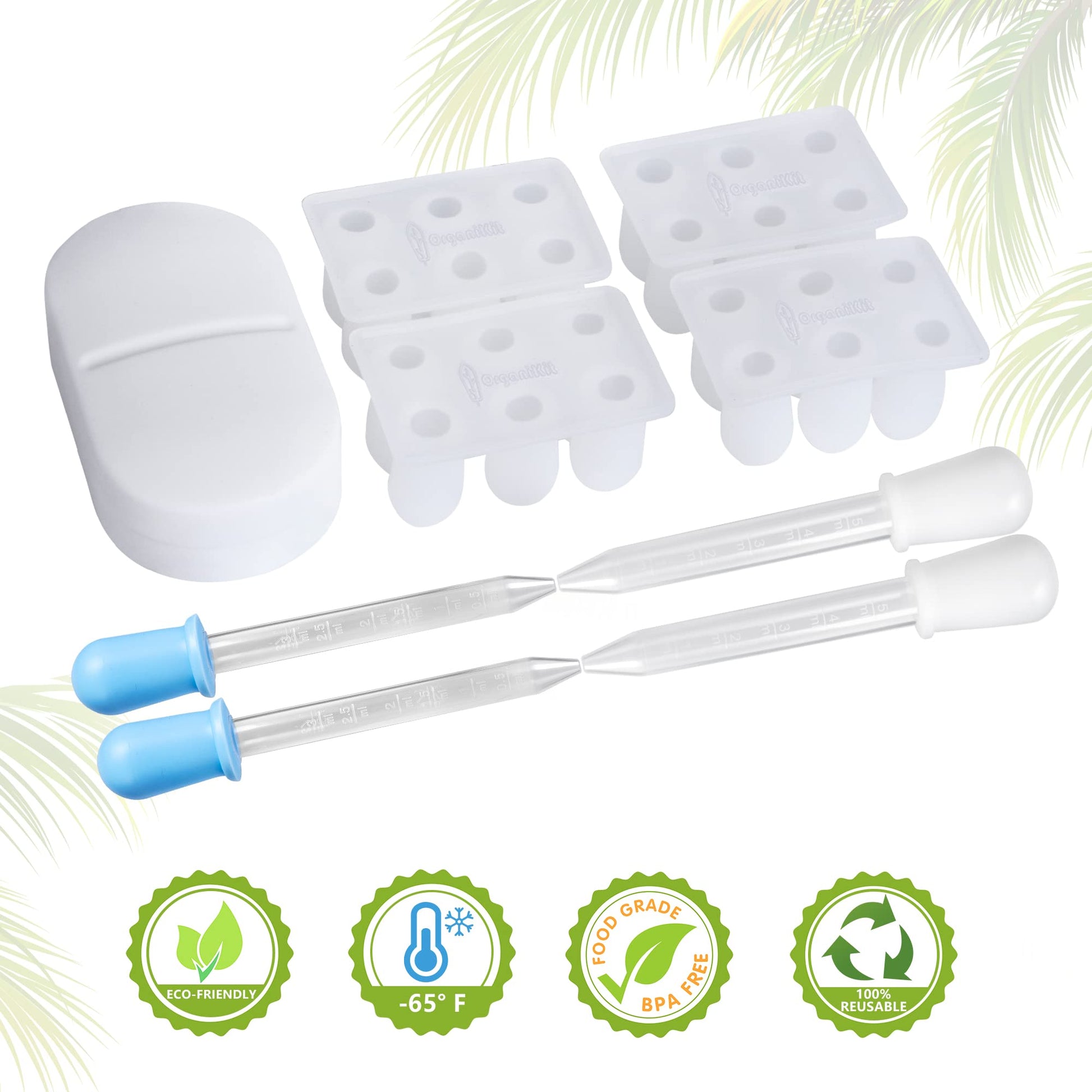 OrganiKit's Reusable Suppository Mold Kit - Eco-Friendly, 2ML, Silicone, Suppository Molds OrganiKit buy supplements canada