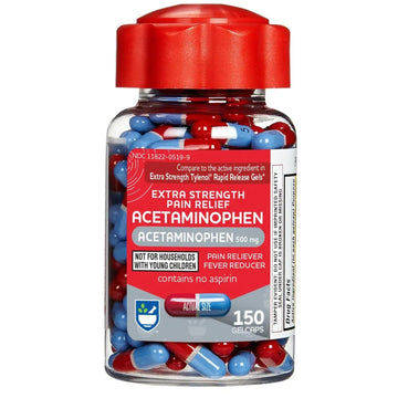 Rite Aid Extra Strength 500mg Acetaminophen Rapid Release Gelcaps - 150 Count | Joint, Muscle, Arthritis, Back Pain Relief Rite Aid buy supplements canada