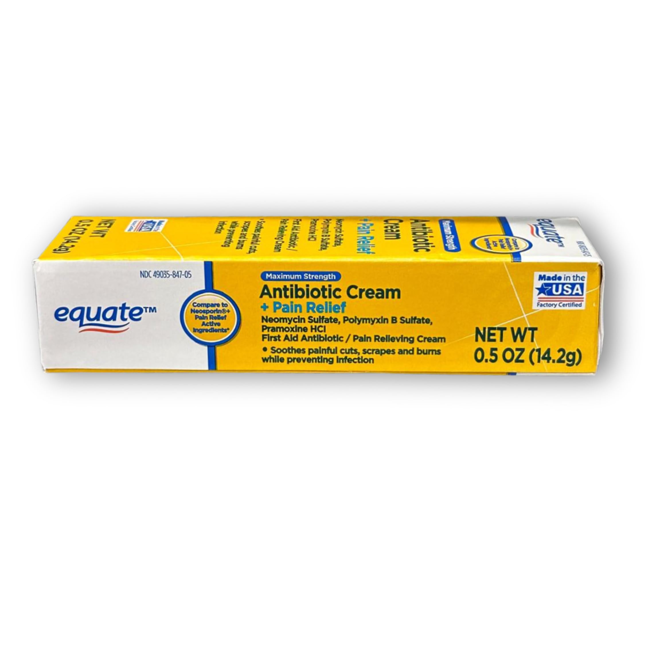 Triple Antibiotic Ointment- Maximum Strength with Topical Analgesic, 0.5 oz (Pack of 1), Boxed by Fusion Shop Store FUSION SHOP STORE Smart choices, meaningful life! buy supplements canada
