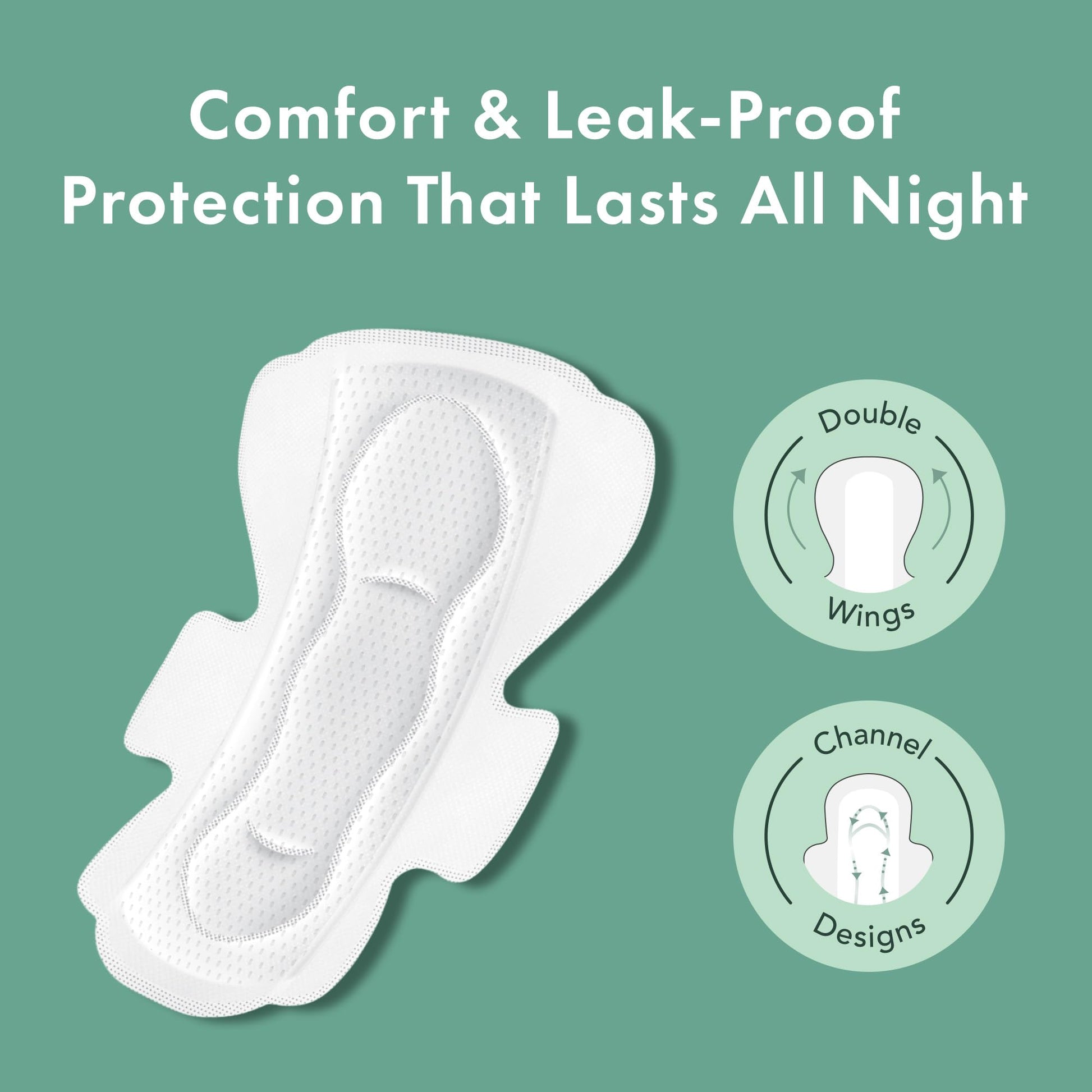 Rael Pads for Women, Organic Cotton Cover - Period Pads with Wings, Sanitary Napkins, Heavy Rael buy supplements canada