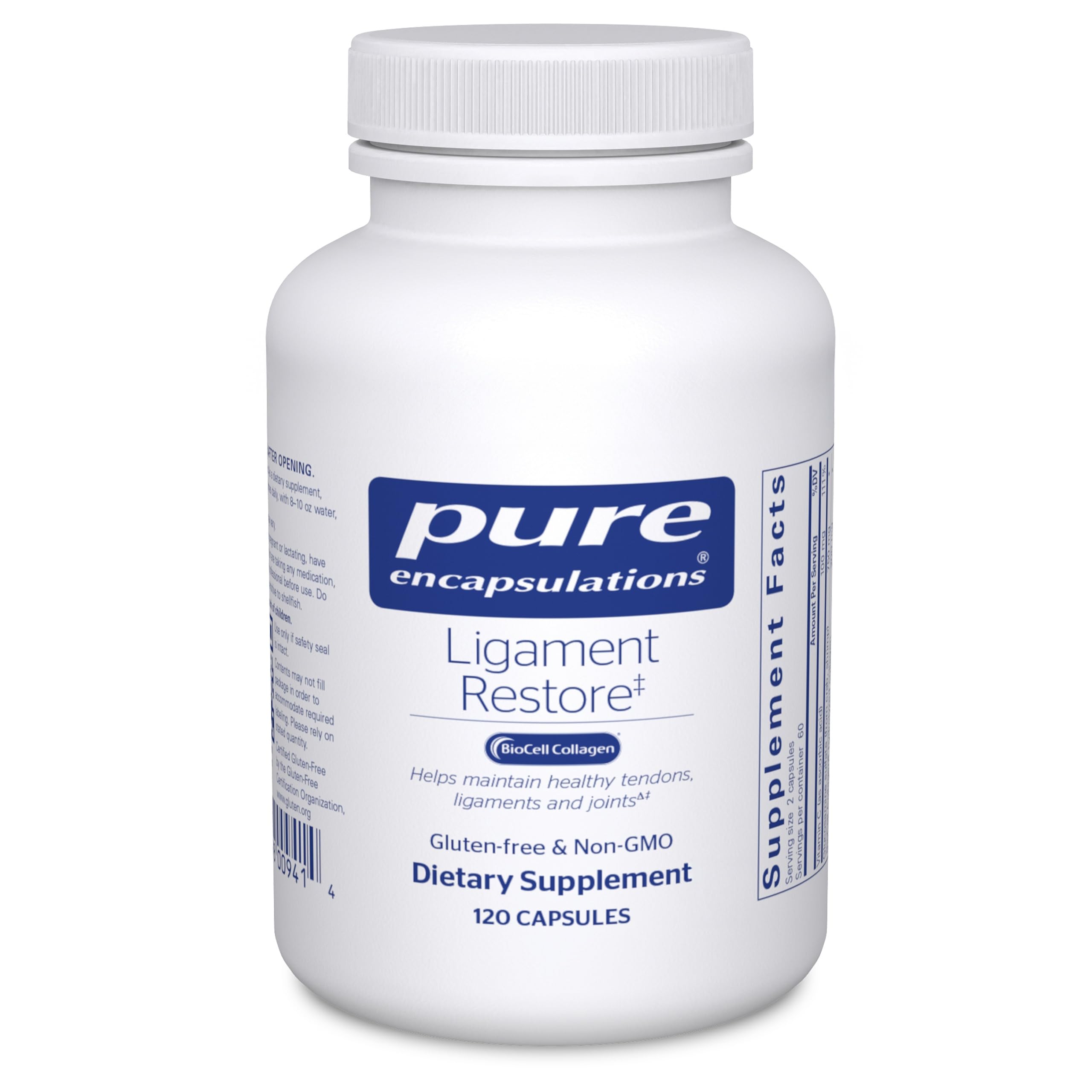 Pure Encapsulations - Ligament Restore - Dietary Supplement Helps Maintain Healthy Tendons, Ligaments and Joints - 120 Capsules Pure Encapsulations buy supplements canada