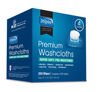 Inspire Adult Wet Wipes, Adult Wash Cloths, Adult Wipes for Incontinence Inspire buy supplements canada