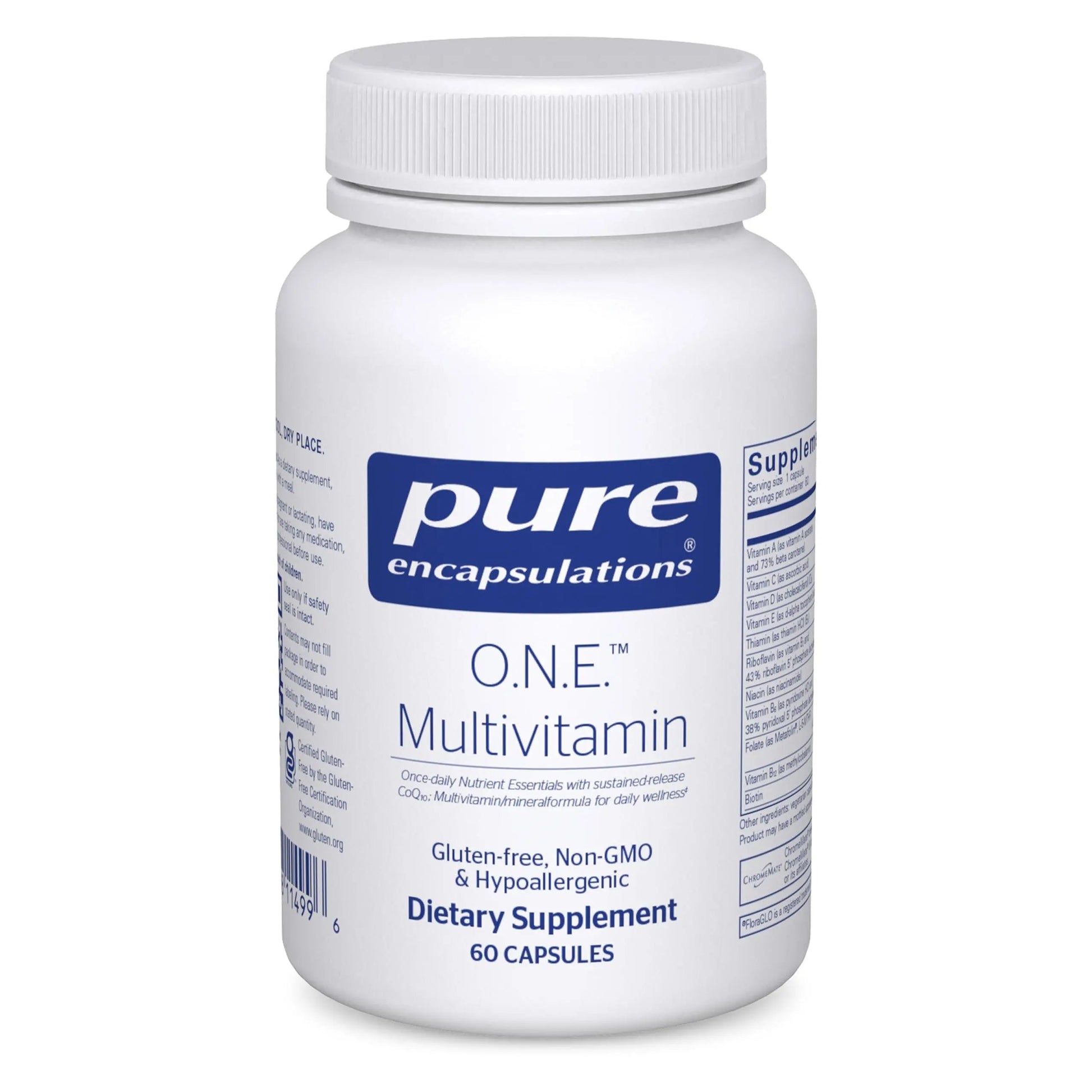 Pure Encapsulations O.N.E. Multivitamin - Once Daily Multivitamin with Antioxidant Complex Metafolin, CoQ10 Pure Encapsulations buy supplements canada