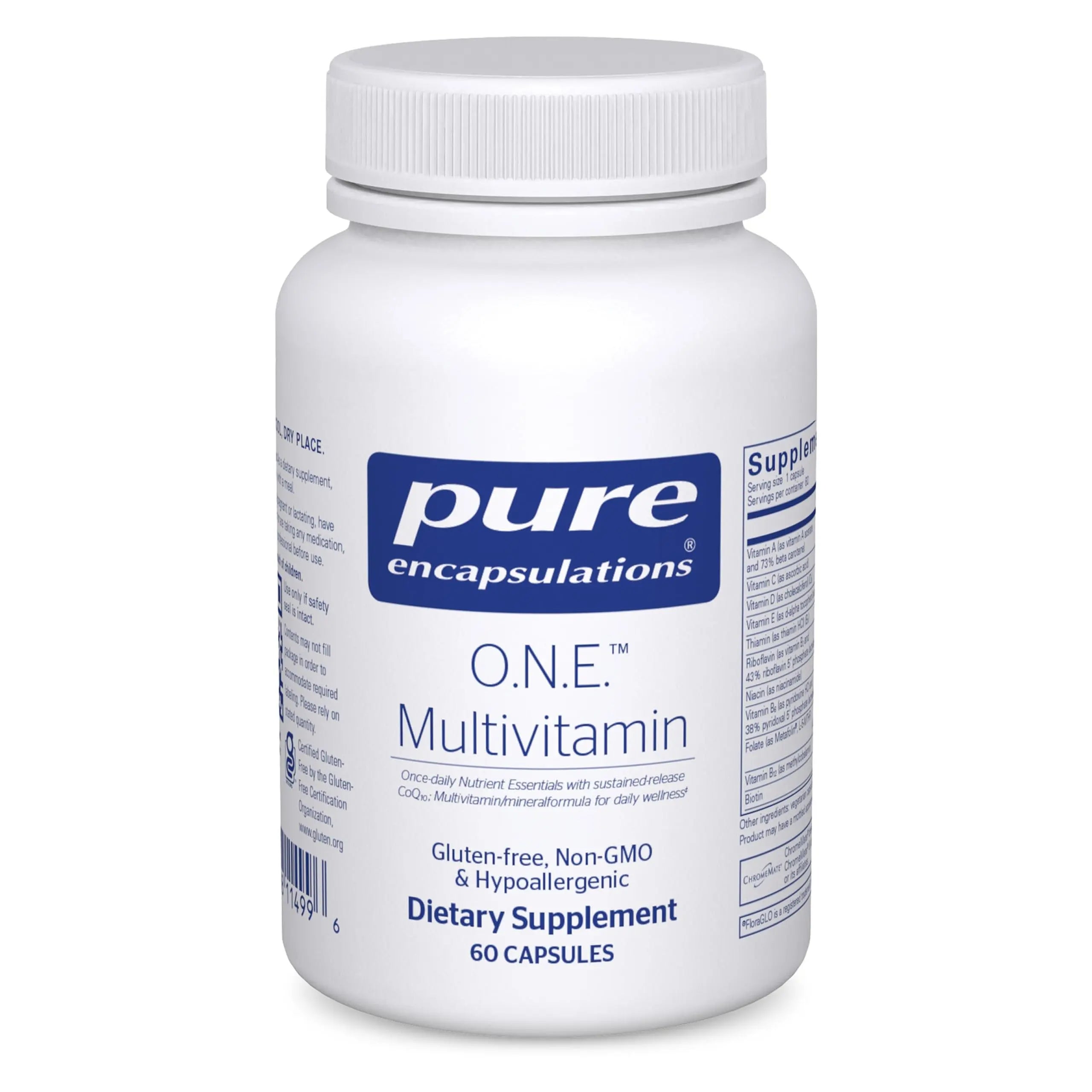 Pure Encapsulations O.N.E. Multivitamin - Once Daily Multivitamin with Antioxidant Complex Metafolin, CoQ10 Pure Encapsulations buy supplements canada