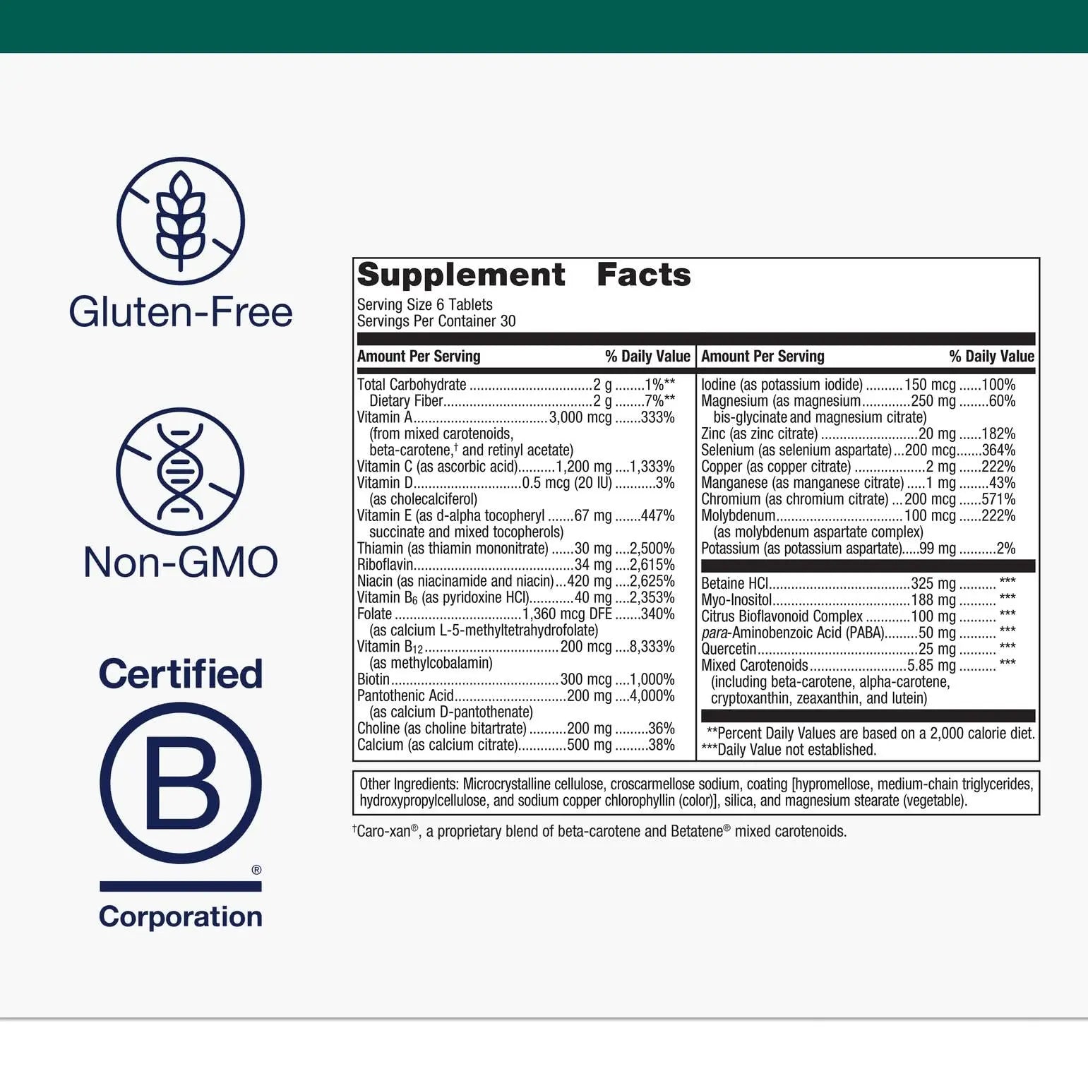 Metagenics Multigenics Multivitamin - Daily Multivitamin with Beta-Carotene, Folic Acid, Calcium & Magnesium - Supports Bone, Heart, Immune & Cellular Health Metagenics buy supplements canada