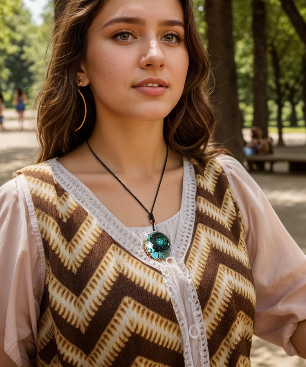Day Day Up Turquoise Orgonite Pendant Healing Crystal jewelry Orgone Yoga Necklace Reiki Spiritual Day Day Up buy supplements canada