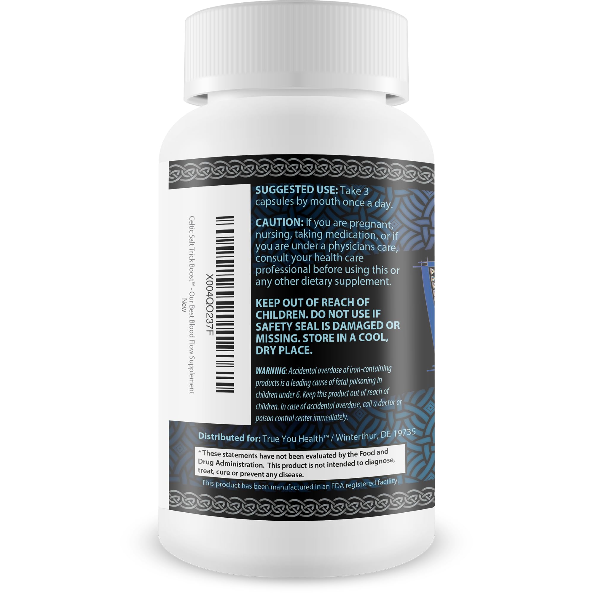 Celtic Salt Trick Boost for Blood Flow - Improved Formula - Our Best Blood Circulation Supplements for Men - Increase Blood Flow Care Blood Circulation Pills - Advanced Blood Flow Support True You Health buy supplements canada