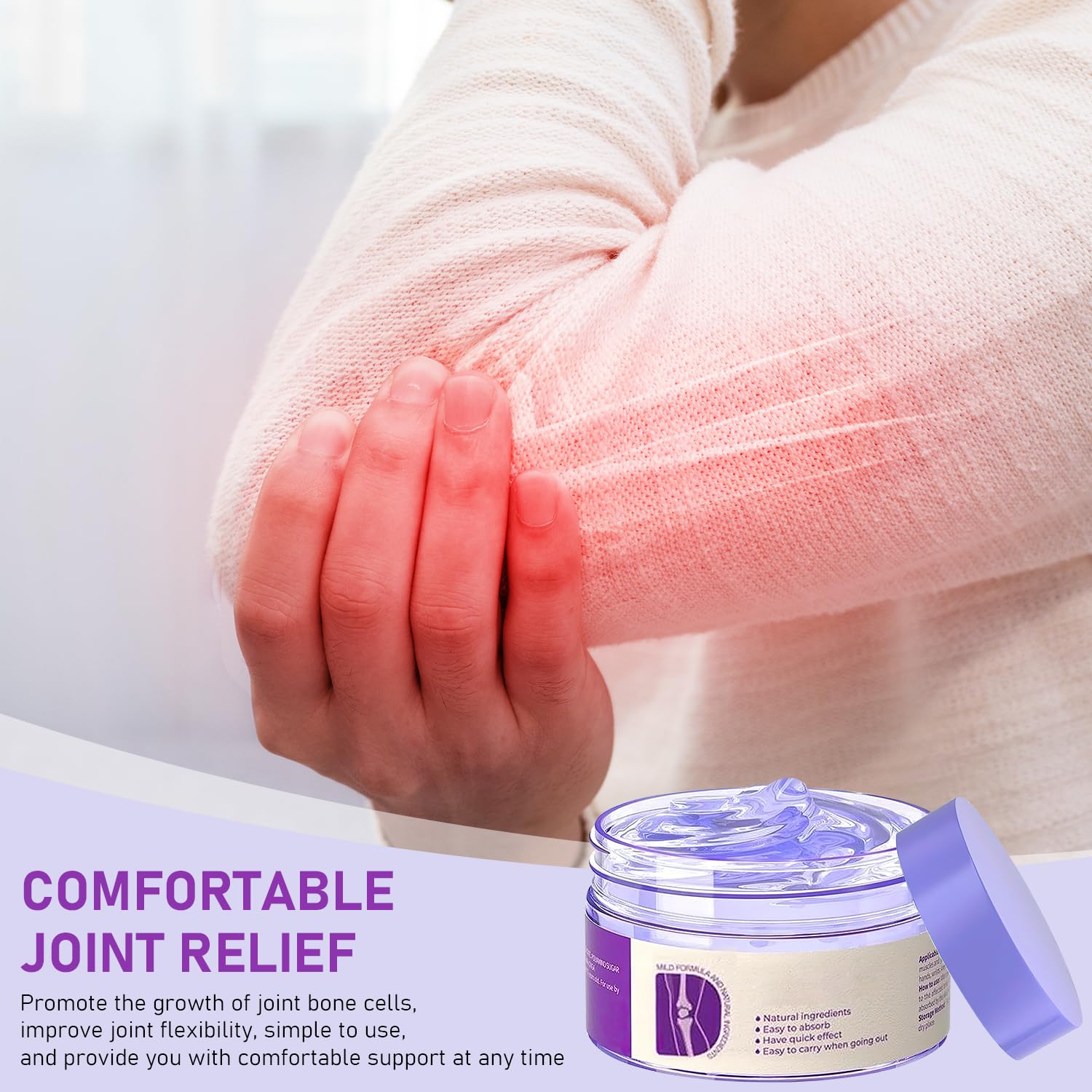 2PCS Soothing Relief Massage Gel, Joint Gel Purple Gel Cooling Activities Throughout The Body, Soothing Knees, Lumbar, Neck, Back, Shoulders, Hands, and Feet iaredon buy supplements canada