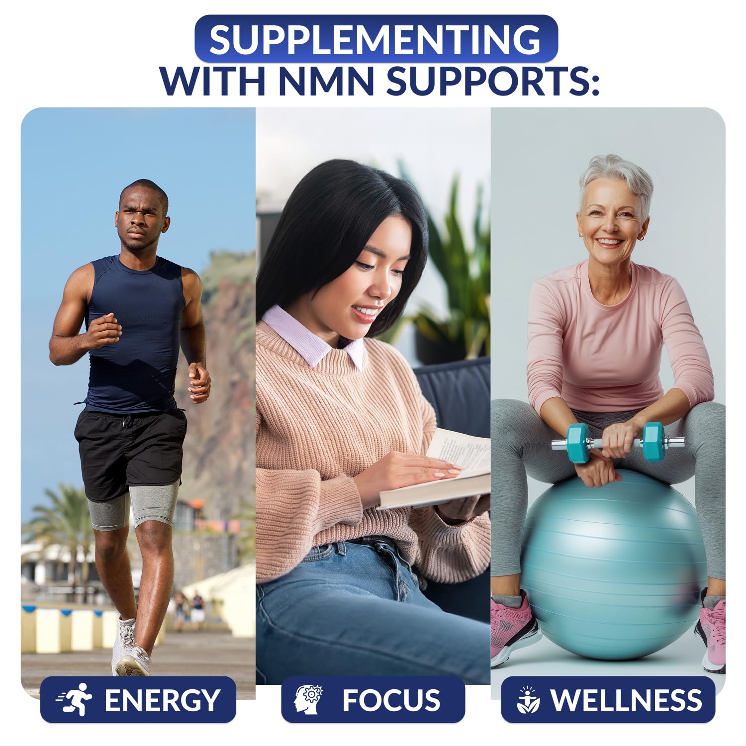 NMN Supplement 600 mg/Capsule Once Daily | 99% Pure Beta Nicotinamide Mononucleotide | Potent NAD⁺ Precursor | Supports Cellular Energy & Metabolism | Vegan, Non-GMO, Third-Party Tested & Gluten-Free AUTHENTA buy supplements canada