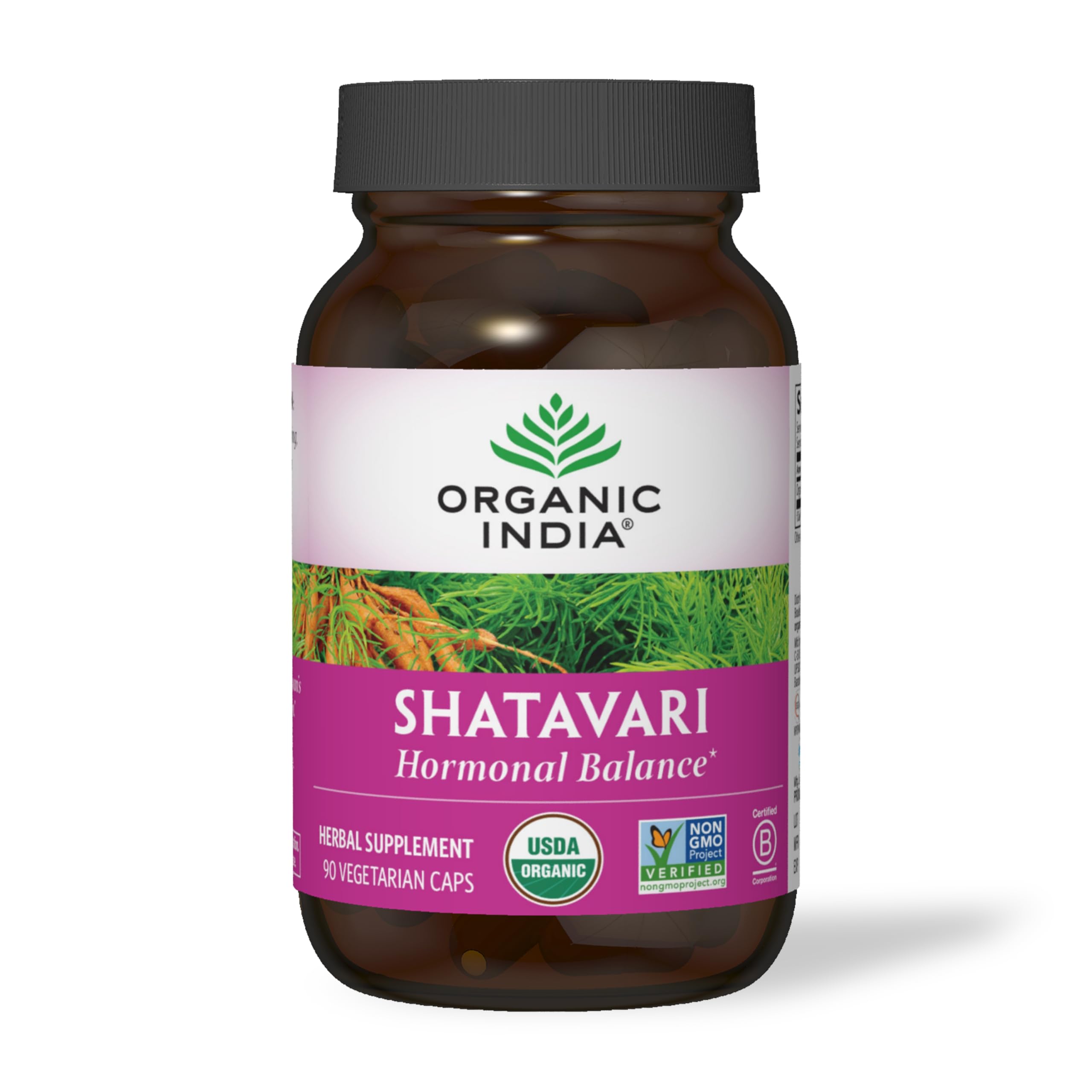 ORGANIC INDIA Shatavari Herbal Supplement - Supports Hormonal Balance, Immune and Inflammatory Response, Vegan, Gluten-Free, USDA Organic, Supports Reproductive Health - 90 Capsules ORGANIC INDIA buy supplements canada