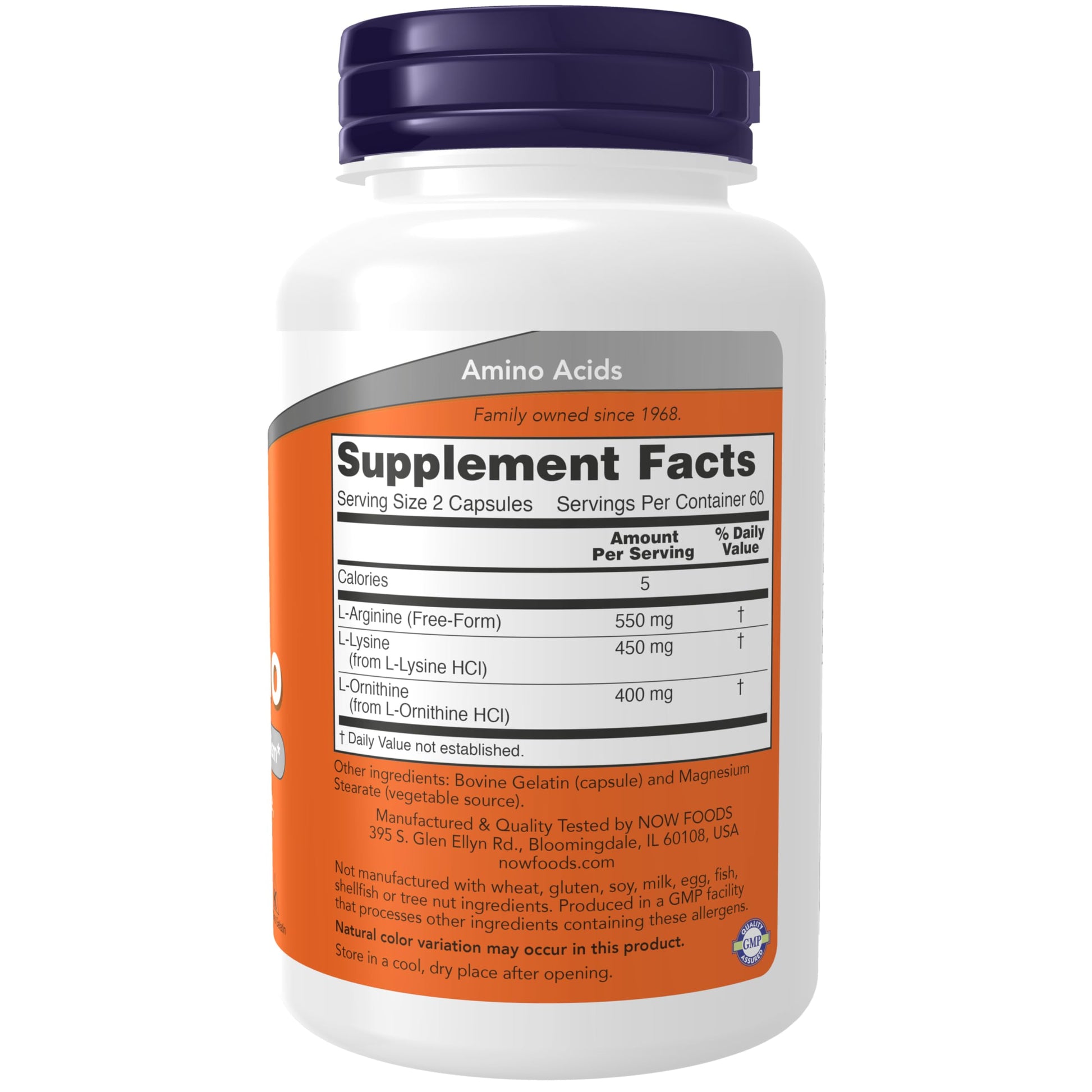 NOW Foods Supplements, Tri-Amino with L-Arginine, L-Ornithine, L-Lysine, Supports Protein Metabolism*, 120 Capsules NOW Foods buy supplements canada