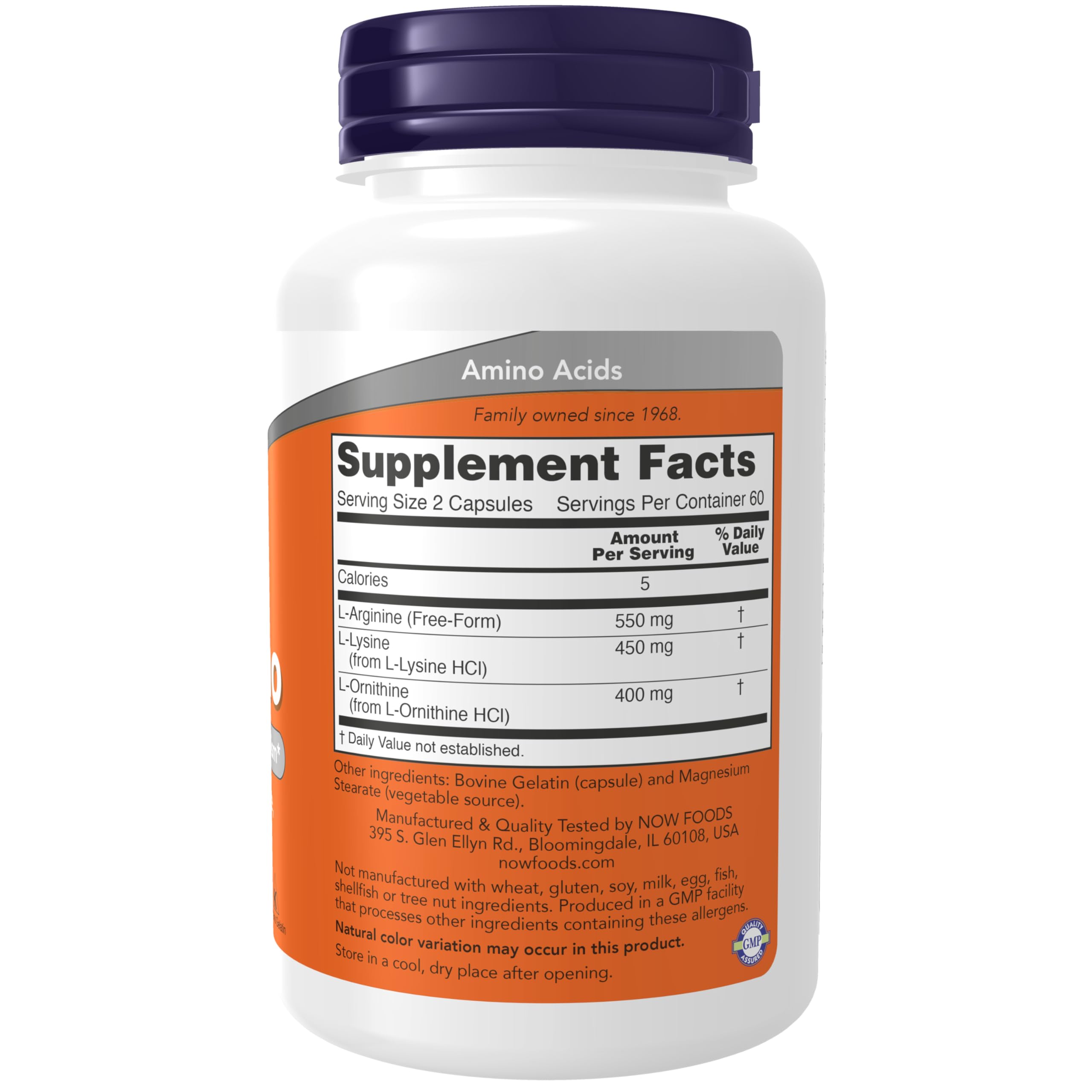 NOW Foods Supplements, Tri-Amino with L-Arginine, L-Ornithine, L-Lysine, Supports Protein Metabolism*, 120 Capsules NOW Foods buy supplements canada