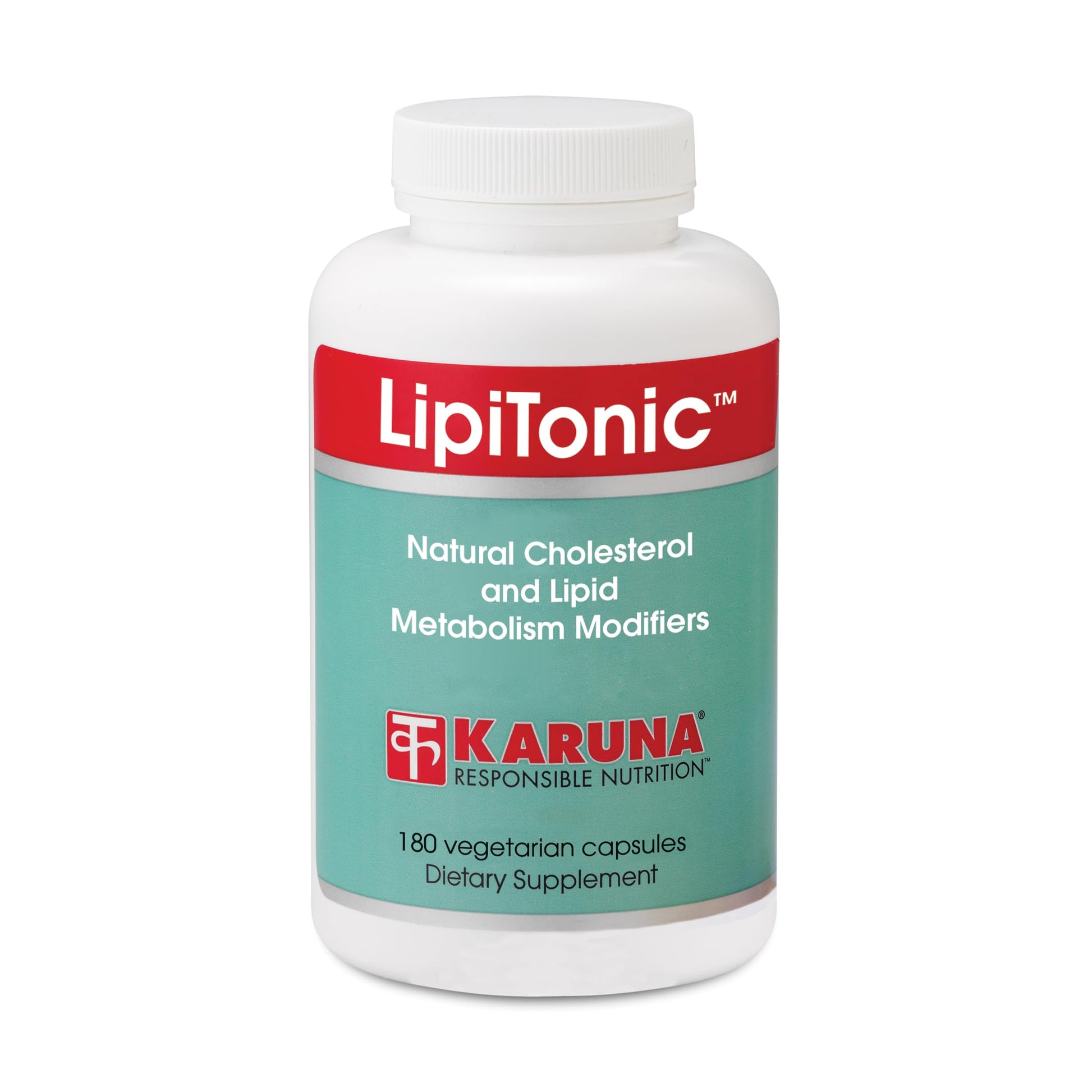 Karuna Lipitonic - 180 Vegetarian Capsules - Blend of Vitamins, Minerals, and botanicals Supporting Healthy Cholesterol Levels Already in the Normal Range and Promote Healthy lipid Metabolism Karuna buy supplements canada