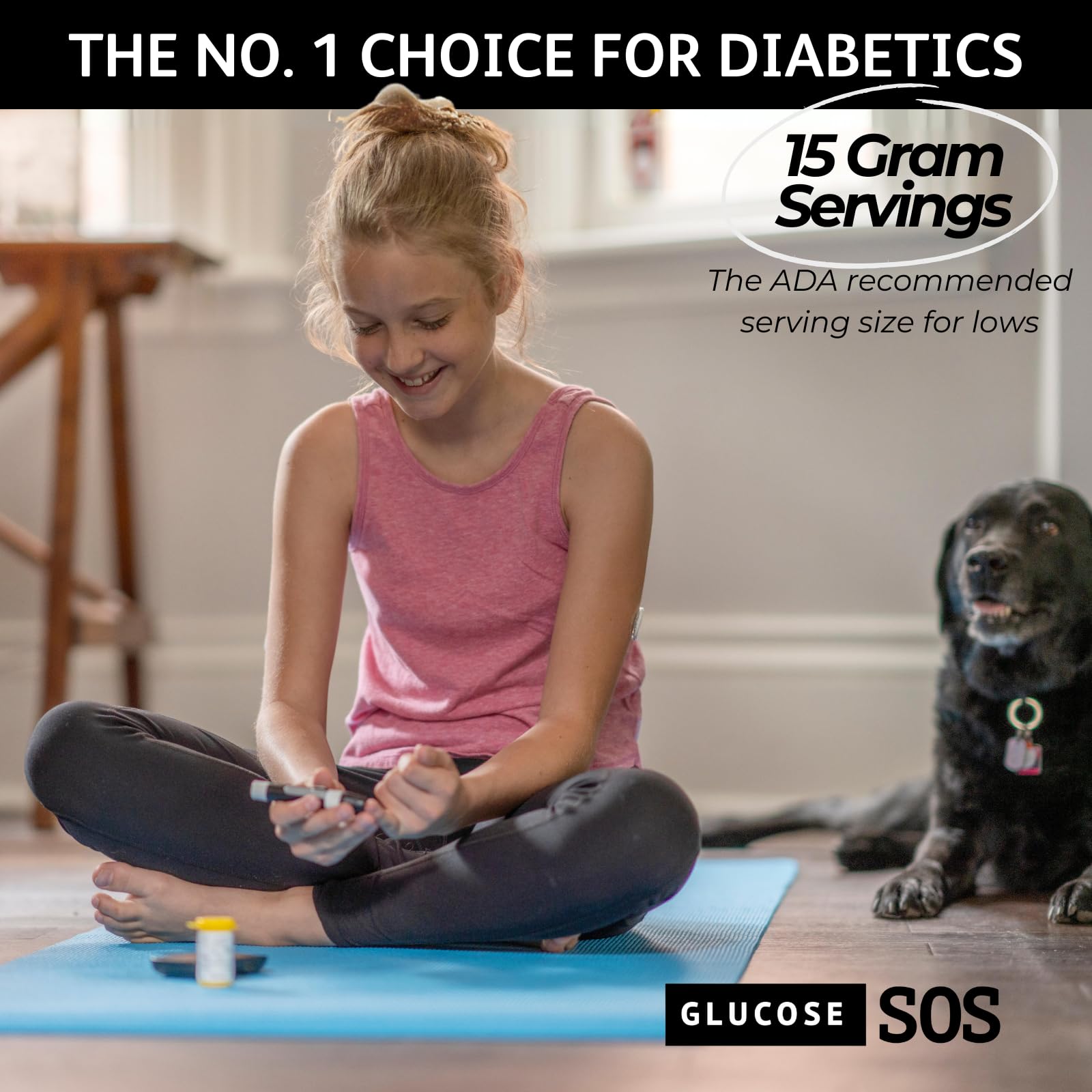 Glucose SOS Glucose Powder Packets with Natural Dextrose, Fast-Absorption That Instantly Dissolves in Your Mouth with No Water Needed, Sweet & Tangy 12 Servings Glucose SOS buy supplements canada