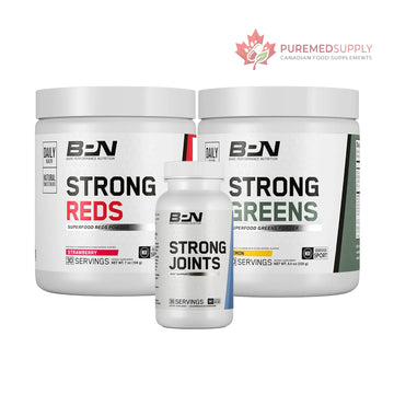BARE PERFORMANCE NUTRITION BPN Health & Wellness Bundle, Strong Reds, Strong Greens Lemon, Strong Joints BARE PERFORMANCE NUTRITION buy supplements canada