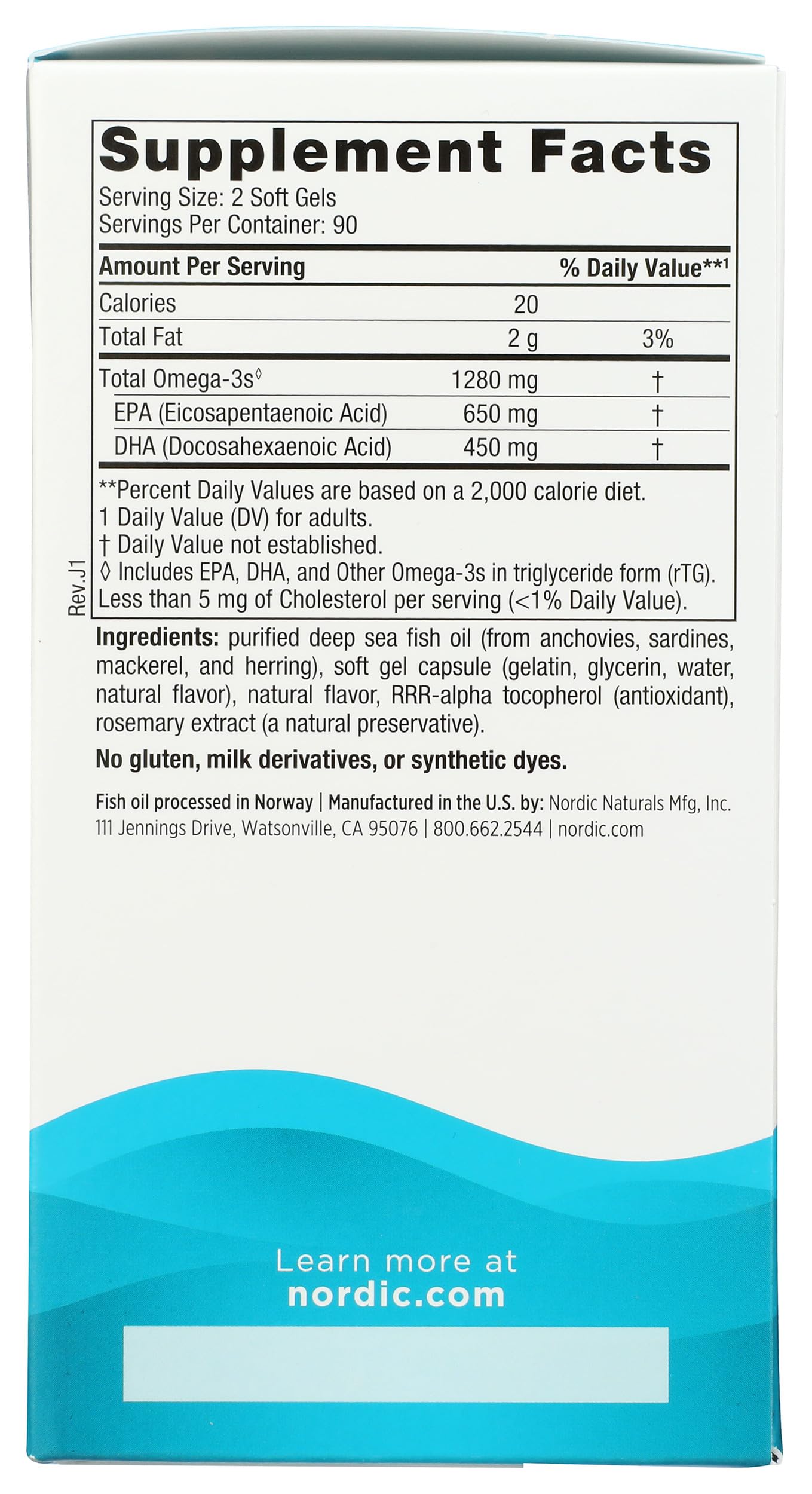Nordic Naturals Ultimate Omega 1280 MG, 180 CT Nordic Naturals buy supplements canada