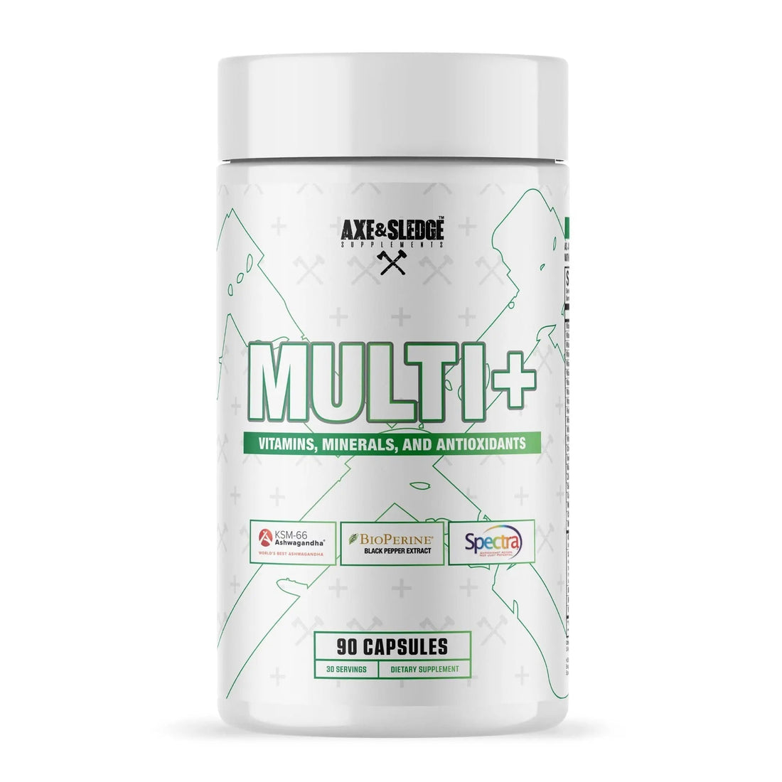 Axe & Sledge Multi Plus Multivitamin | 24 Bioavailable Vitamins & Minerals, Ashwagandha | Multivitamin for Women and Men Axe & Sledge buy supplements canada