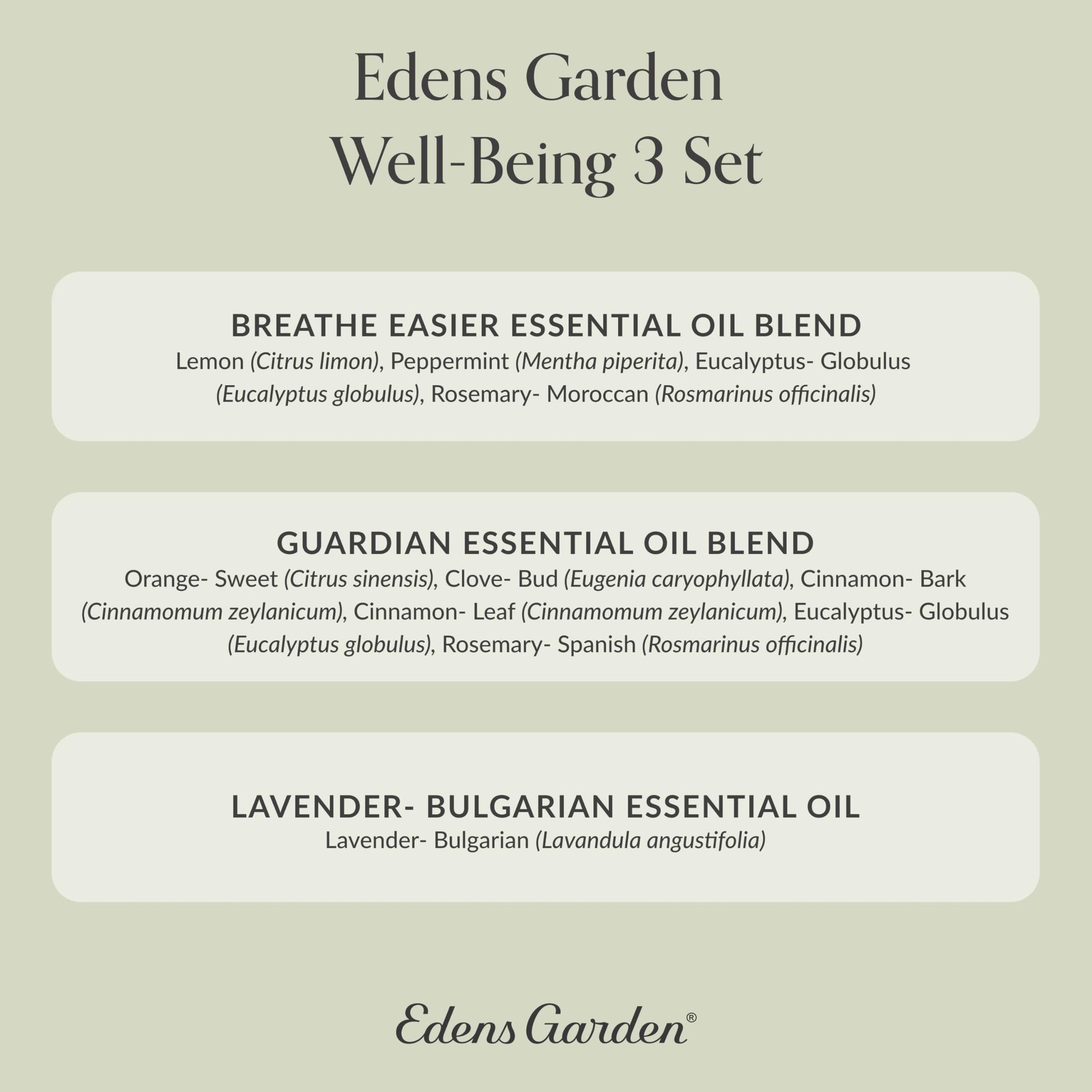 Edens Garden Essential Oil Well-Being Set, 3 Pure Essential Oils for Diffusers for Home Edens Garden buy supplements canada