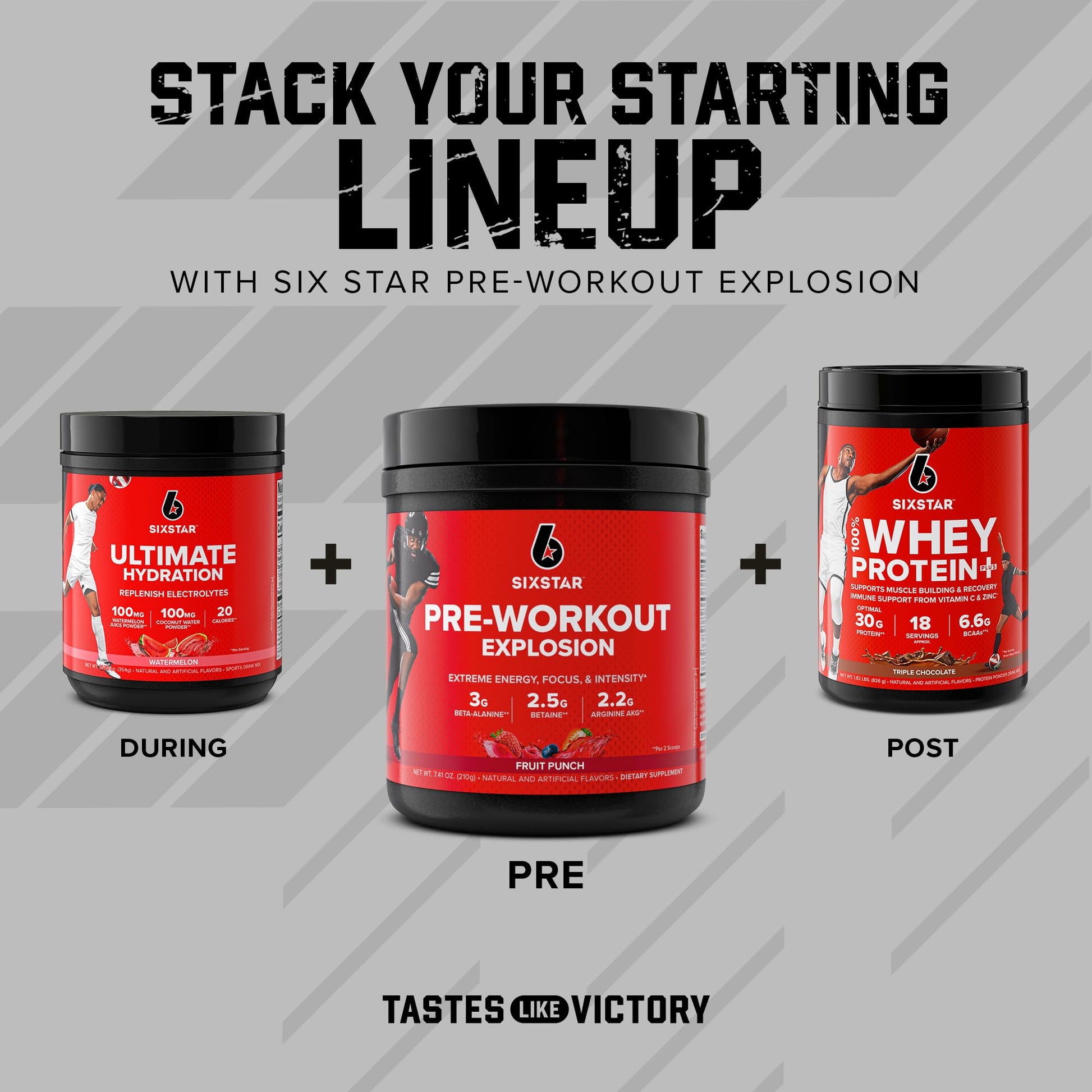 Six Star Pre Workout, PreWorkout Explosion, Pre Workout Powder for Men & Women Six Star buy supplements canada