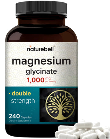 NatureBell Magnesium Glycinate Supplement 1,000mg | 500mg Per Capsule, 240 Pills NatureBell buy supplements canada