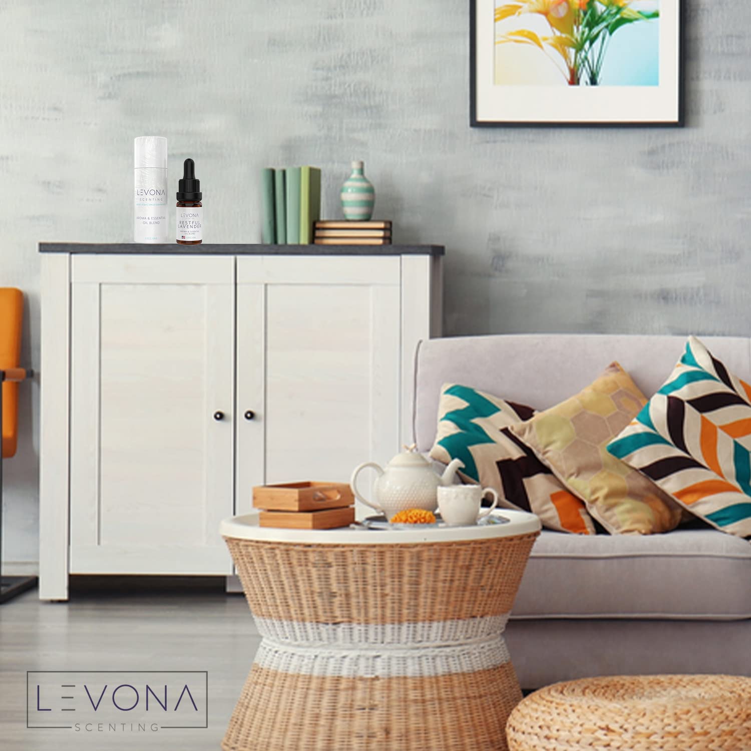 Levona Scents Pure Essential Oils for Diffusers for Home Luxury Scents - Restful Lavender Essential Oil LEVONA SCENT buy supplements canada