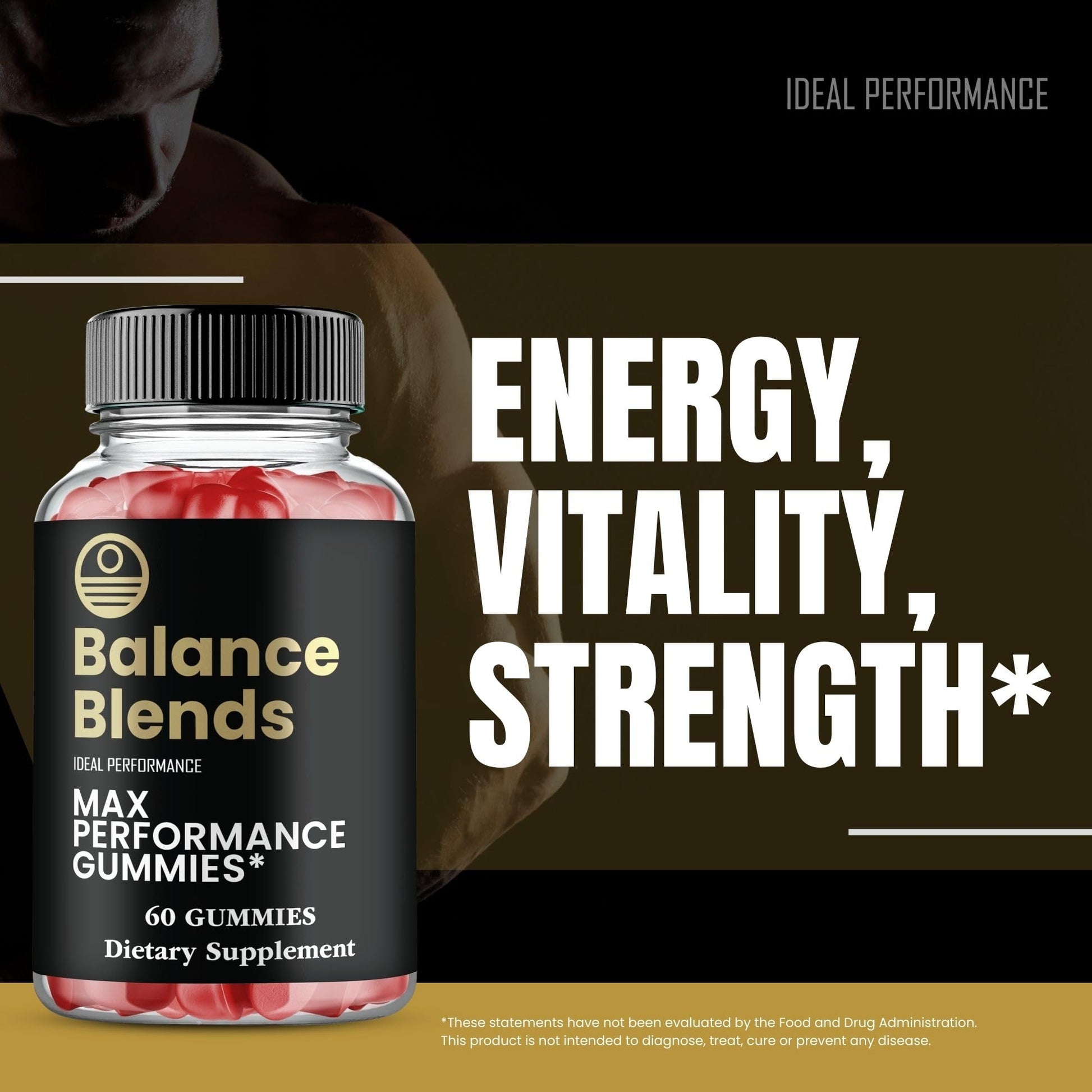 Balance Blends Gummies, Balance Blends Male Performance Gummies, Maximum Strength, All Natural Supplement for Energy, Stamina & Performance, Advanced Formula BalanceBlends Support Reviews (3 Pack) IDEAL PERFORMANCE buy supplements canada