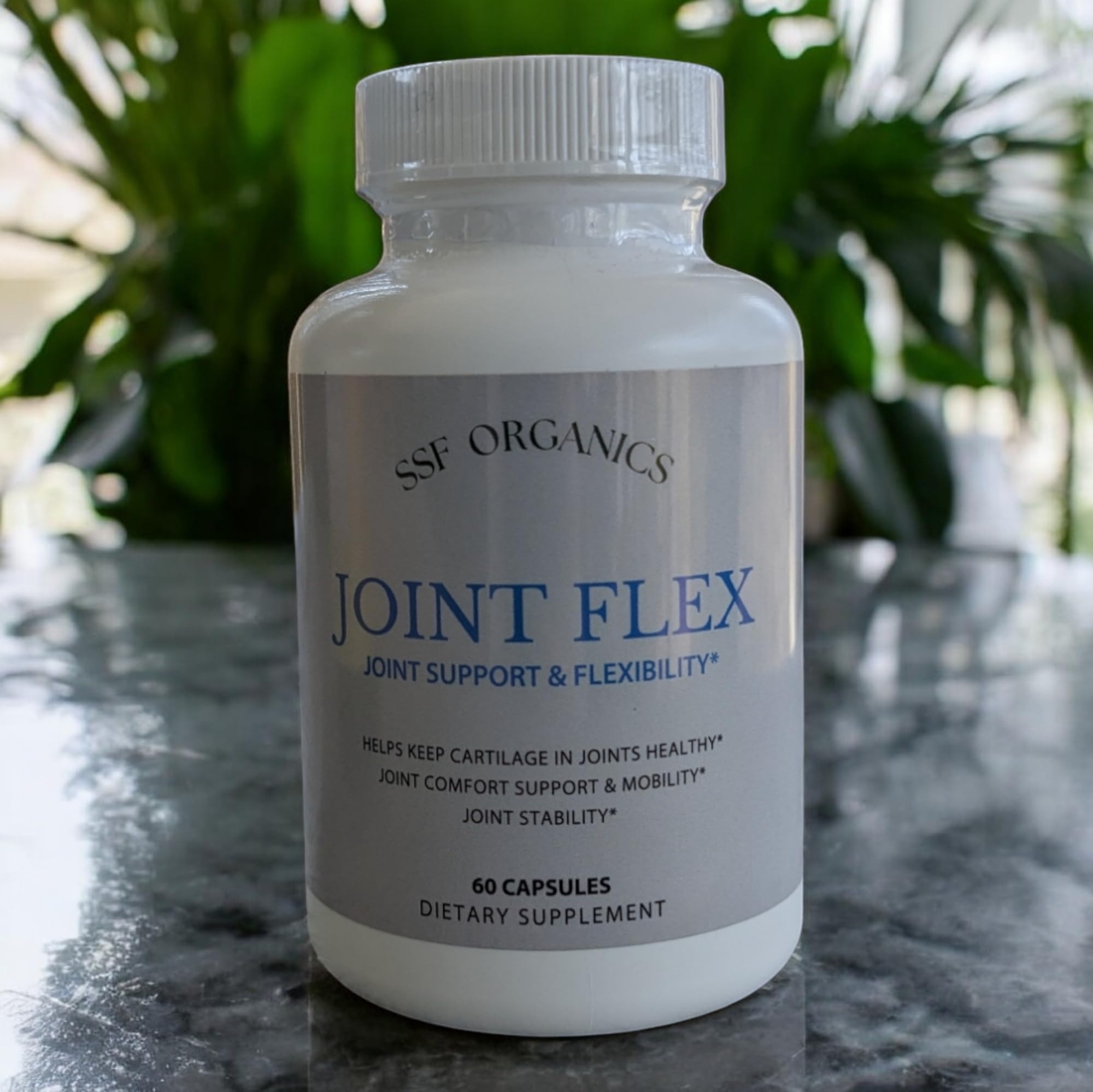 SSF Organics-Joint Flex with Glucosamine Chondroitin Turmeric Msm Boswellia - Joint Support Supplement for Relief 60 Capsules for Bones, Back, Knees, Hands (60 Capsules) Serendipitous Summer Farms buy supplements canada