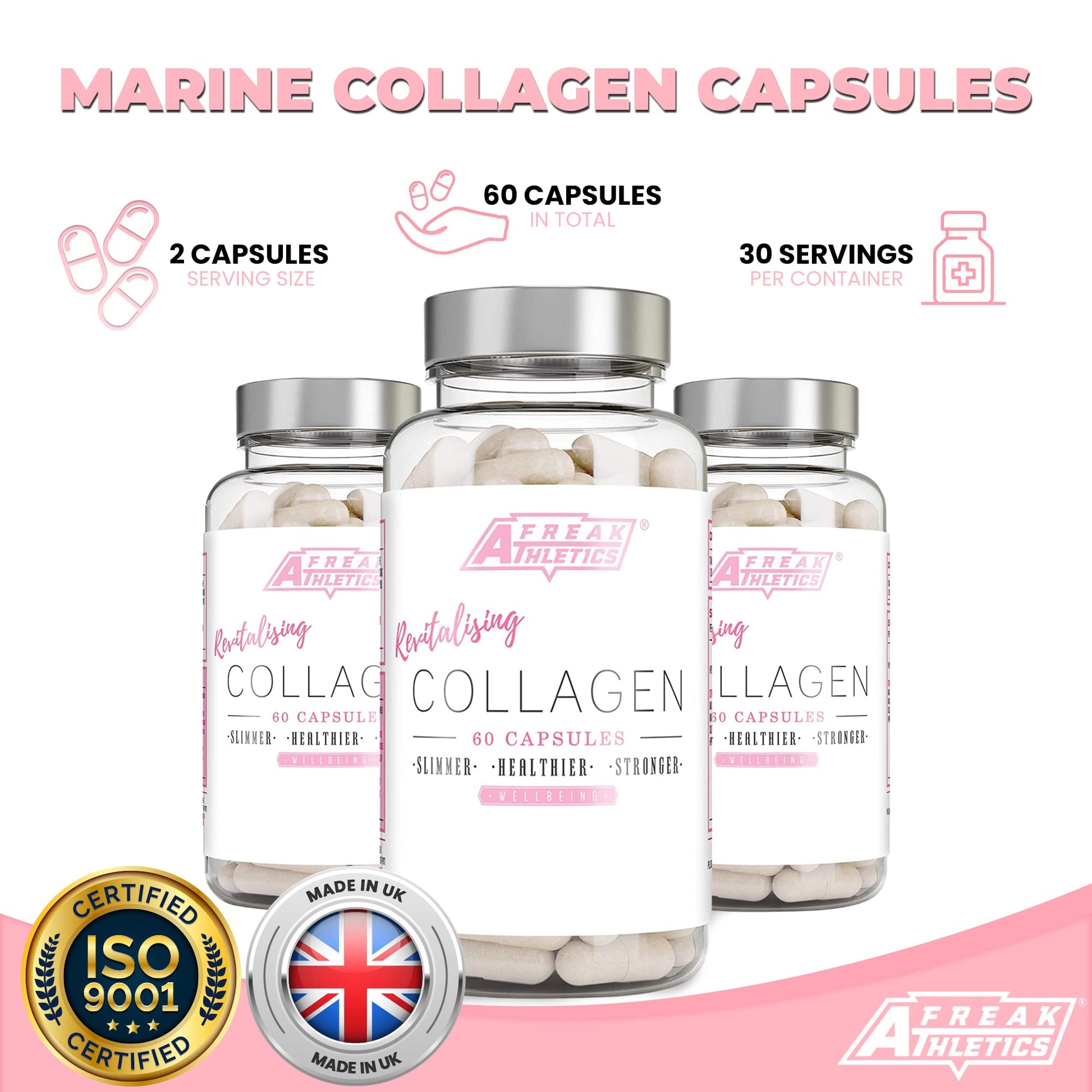 Collagen Supplements for Women - Marine Collagen Capsules - High Strength Skin, Hair Freak Athletics buy supplements canada