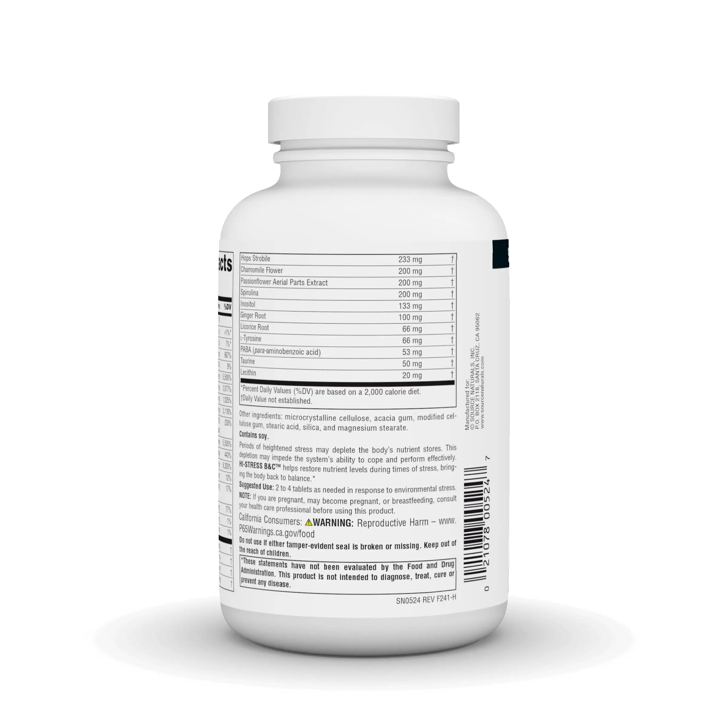 Source Naturals Hi-Stress B&C with Herbs - 120 Tablets Source Naturals buy supplements canada