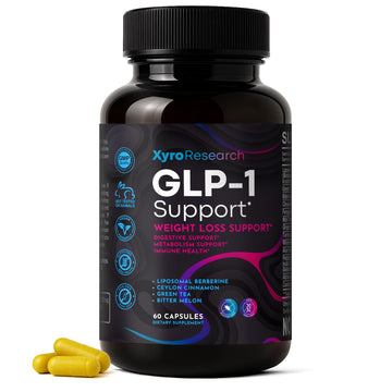 Xyro Research GLP-1 Support Weight Loss Supplement - Appetite Suppressant & Metabolism Booster to Support Natural Hunger Control Curb Cravings Burn Fat & Gut Wellness Xyro Research buy supplements canada