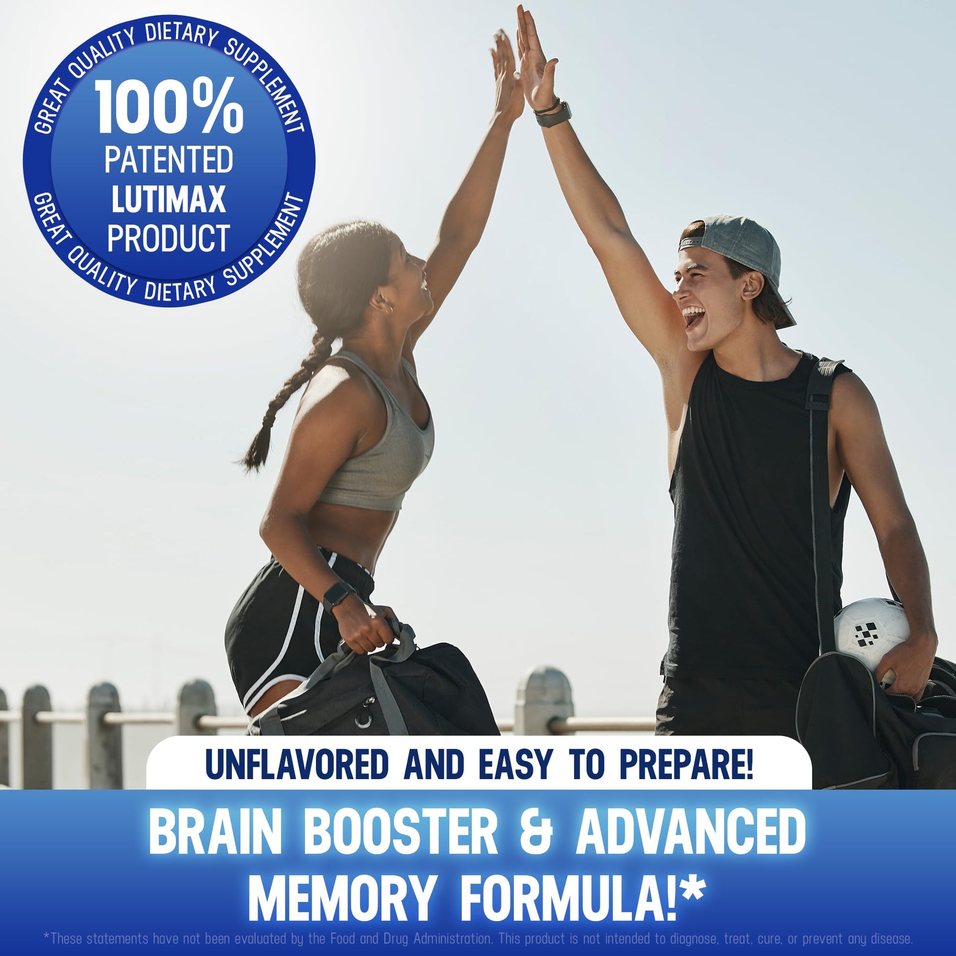 Lutimax Luteolin Complex Powder Brain Supplement with Rutin - Nootropic Brain Supplements for Memory and Focus to Improve Brain Health - Antioxidant Supplement for Immune Support - 100 Servings Solo Luti buy supplements canada