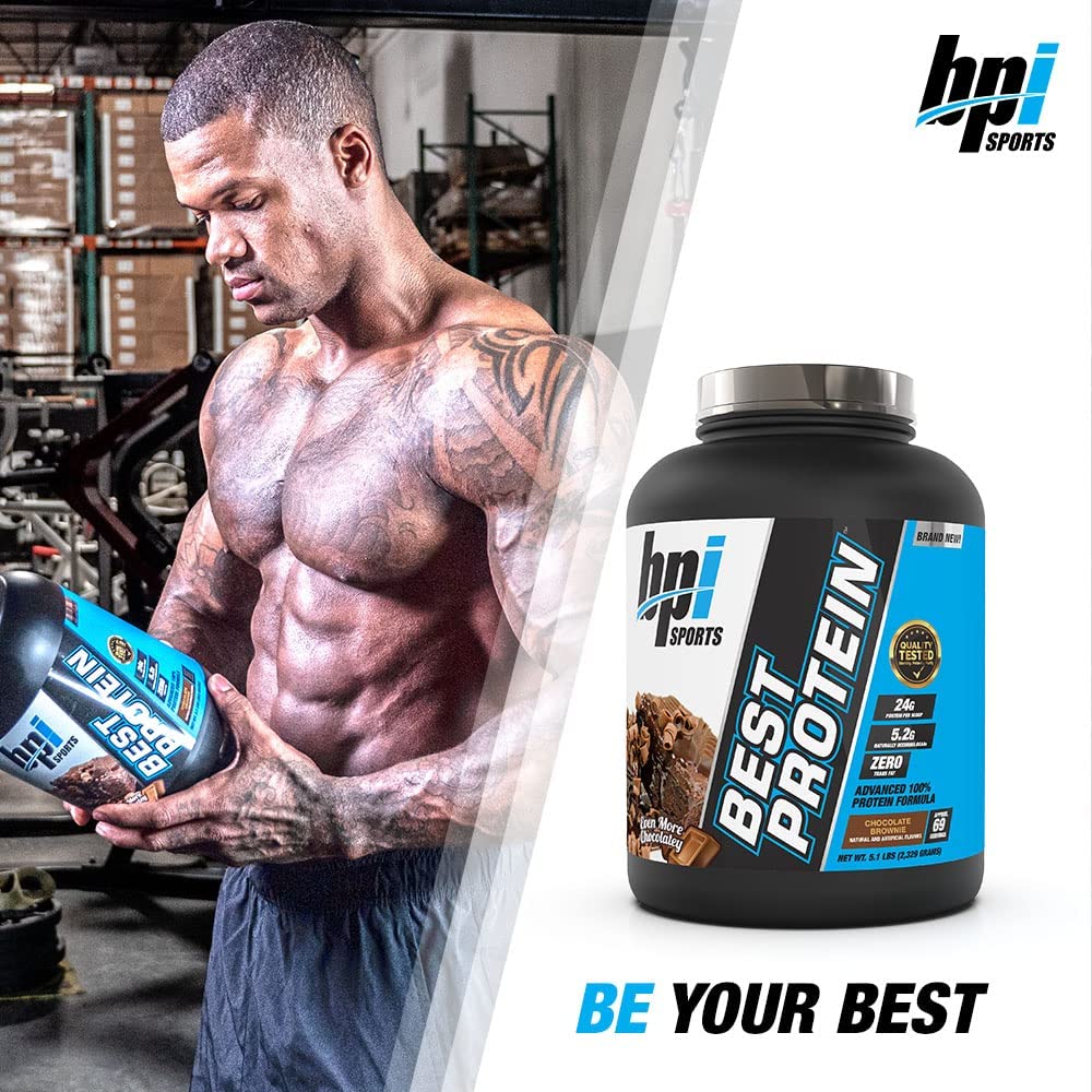 BPI Sports Best Protein, Chocolate Brownie, 5.1 Pound BPI Sports buy supplements canada