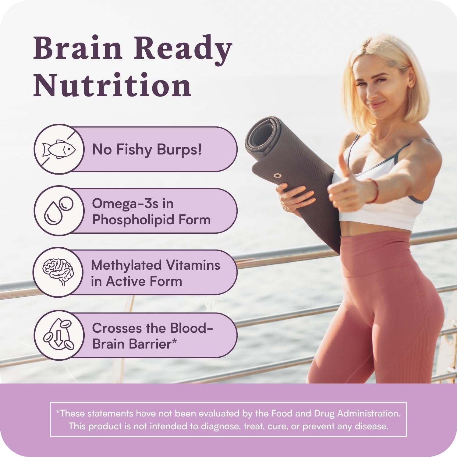 Accentrate110 - Focus Supplement - Methylated Vitamin B Complex with Omega 3 Fatty Acid Supplement - L-Methylfolate, Vitamin B12, P-5-P, Riboflavin, VIT D, – 60 Softgels (1 Month Supply) Accentrate buy supplements canada
